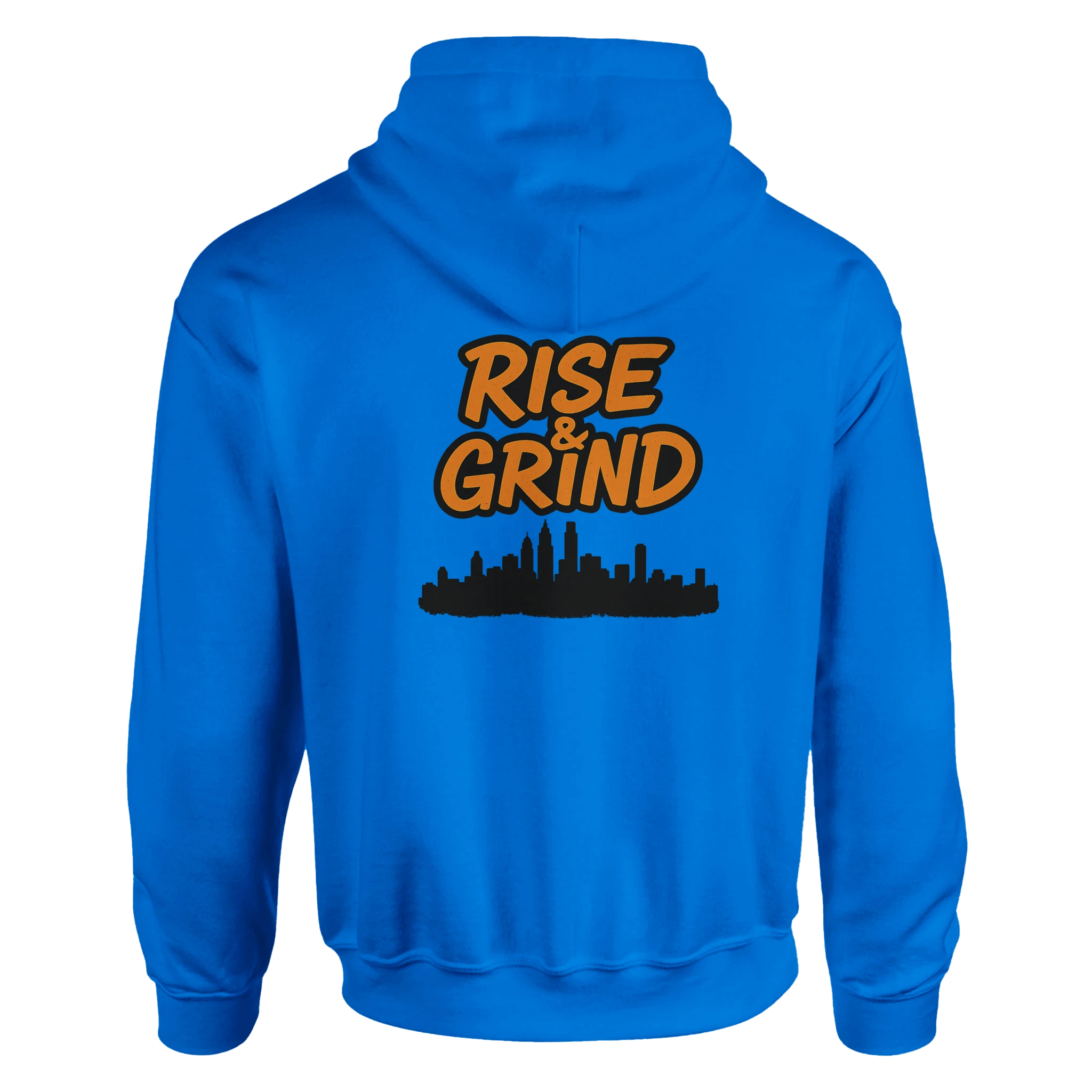 'RISE & GRIND'| Defiant Ones Classic Pullover Hoodie - Defiant Ones Clothing Print Material