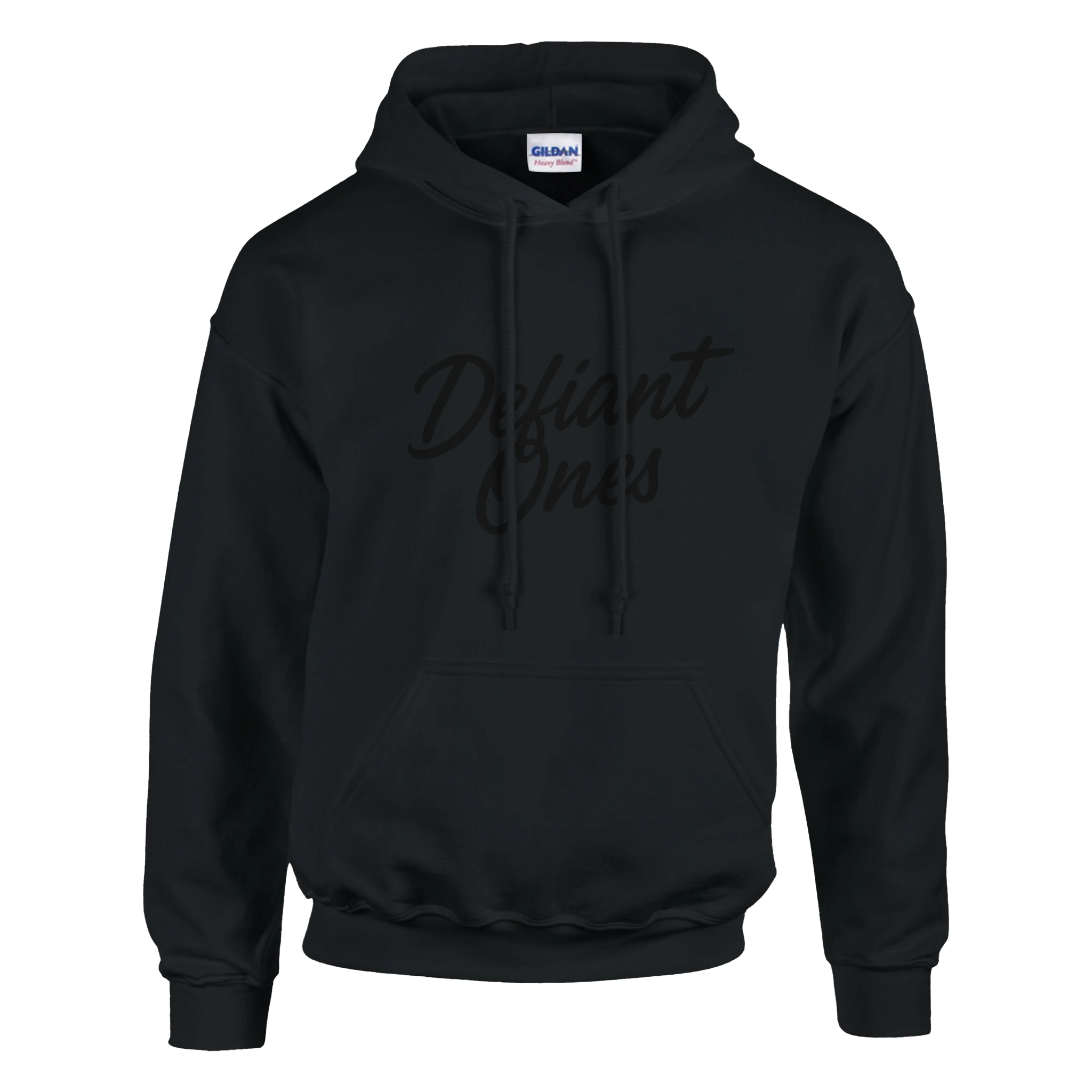 'DEFIANT ONES' Classic Hoodie|Streetwear Pullover for Hustlers - Defiant Ones Clothing Print Material