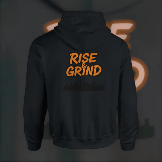 Rise & Grind Hoodie – Classic Edition Hoodie product image 2 – Defiant Ones Clothing