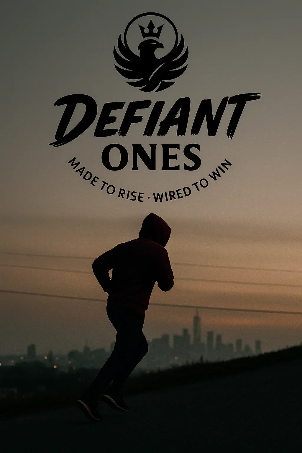 Defiant Ones motivational streetwear image representing the Day One mindset, discipline, hustle and grind culture