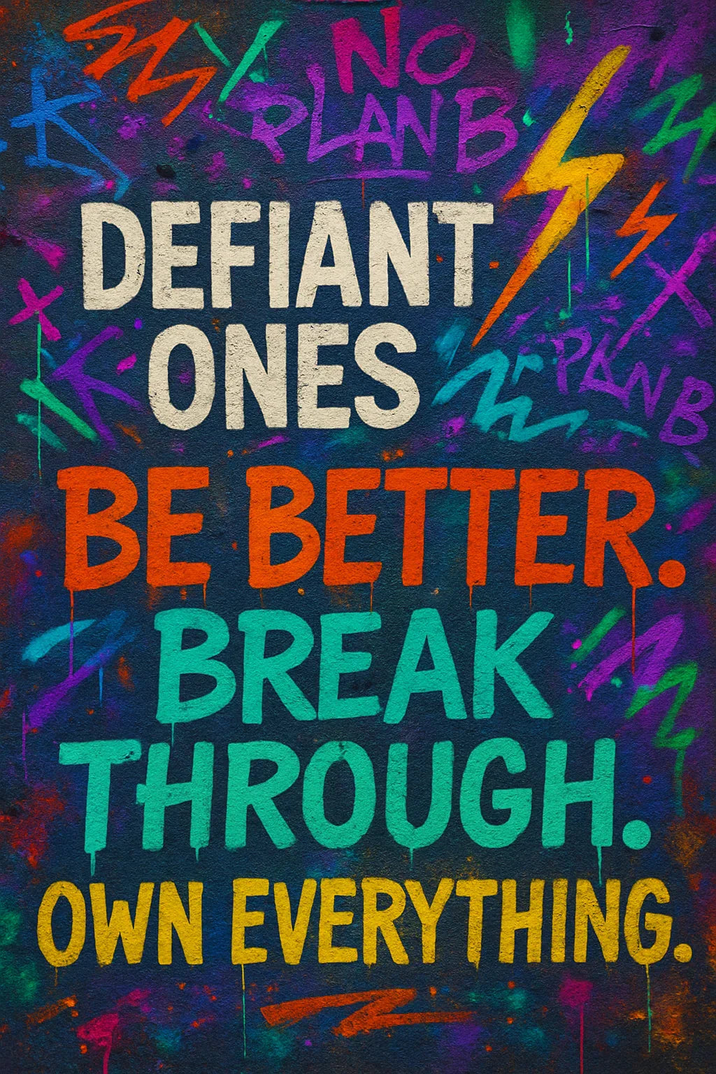 Defiant Ones Clothing streetwear image symbolising purpose, self-belief, discipline and grind culture