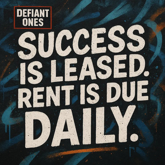 Relentless consistency motivational streetwear image for success mindset, discipline and grind culture