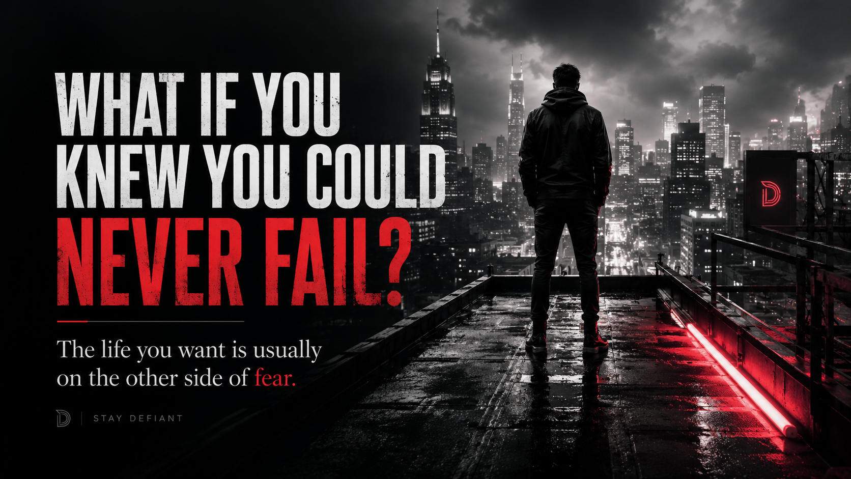 What If You Knew You Could Never Fail? Fear, Failure & Ambition