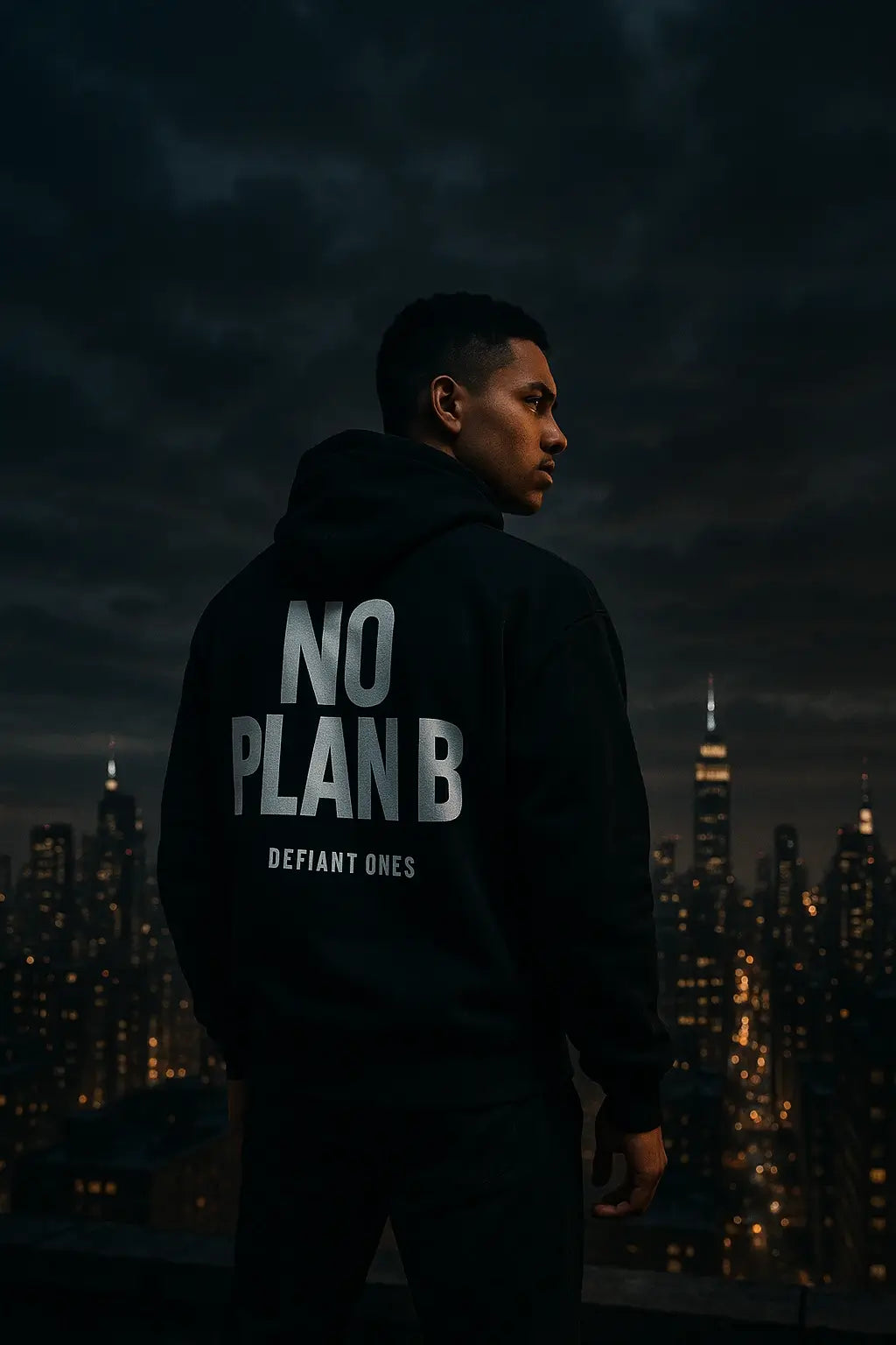 Silence the Doubt motivational streetwear image about proving them wrong, discipline, focus and relentless self-belief