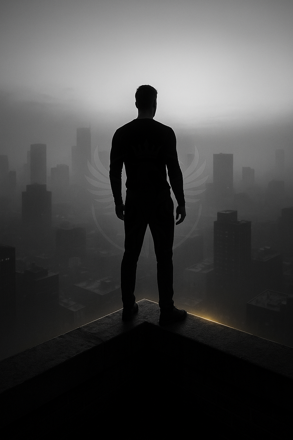 Psychology of staying defiant rooftop image representing resilience, identity, focus and the Defiant Ones mindset
