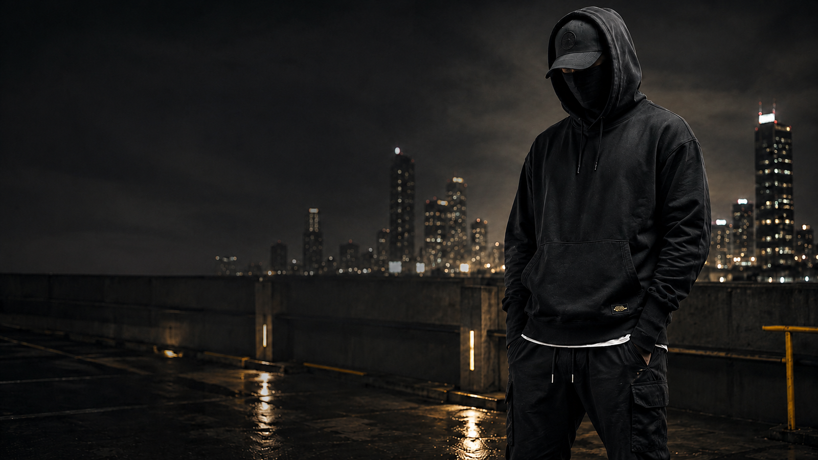 Brighter premium black streetwear new drops collection hero for Defiant Ones