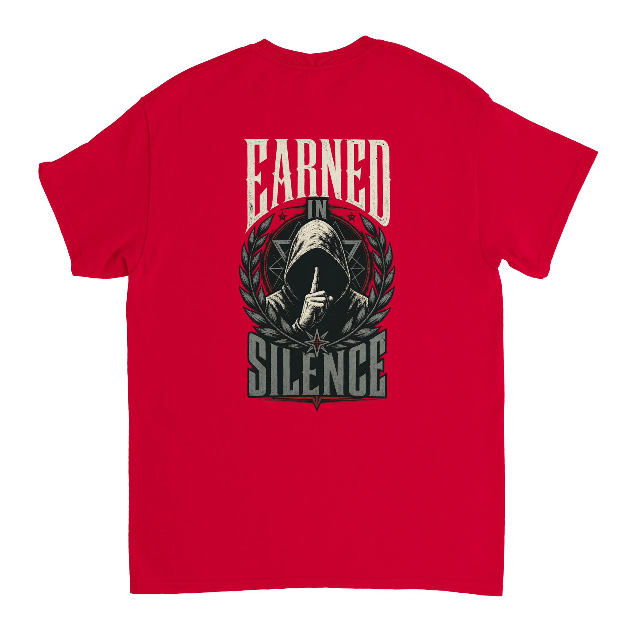 Earned in Silence Tee – Heavyweight Edition T-Shirt product image 4 – Defiant Ones Clothing
