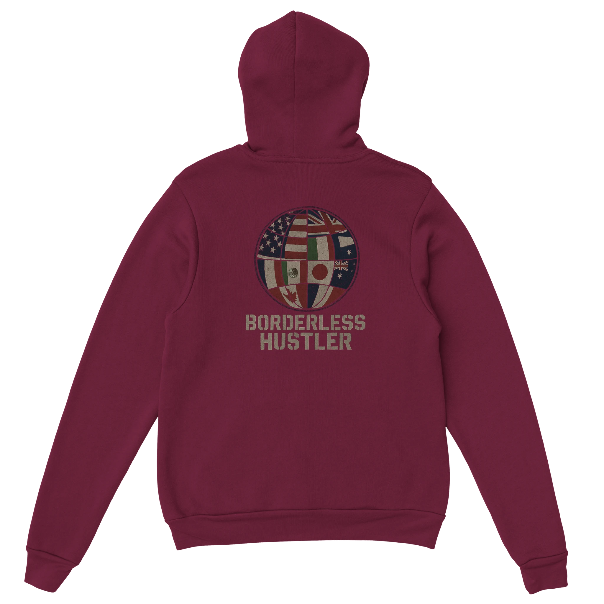 Borderless Hustler Hoodie – No Limits. No Excuses. Just Action. - Defiant Ones Clothing Print Material