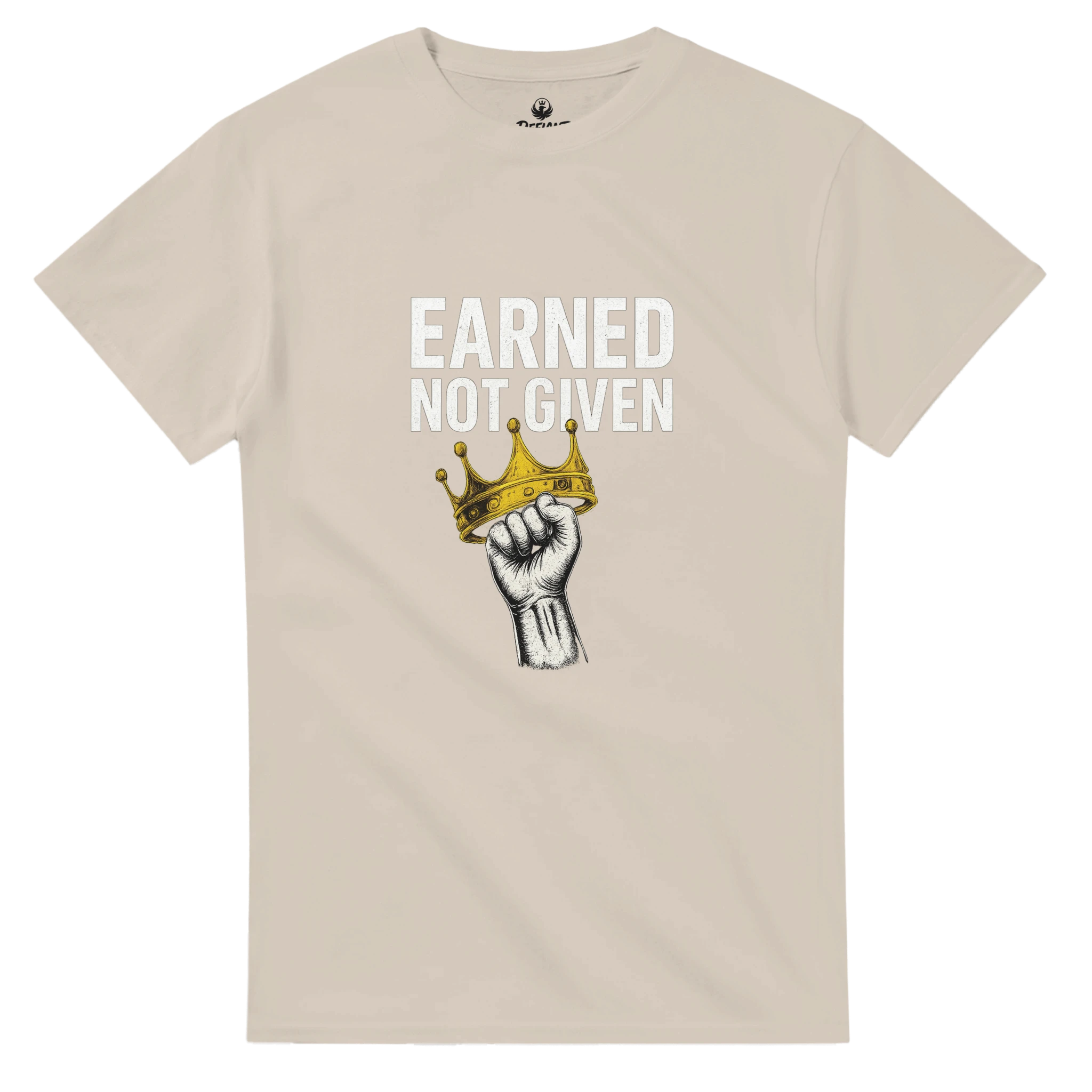 'EARNED NOT GIVEN' | Defiant Ones Streetwear Motivational T-shirt - Defiant Ones Clothing Print Material