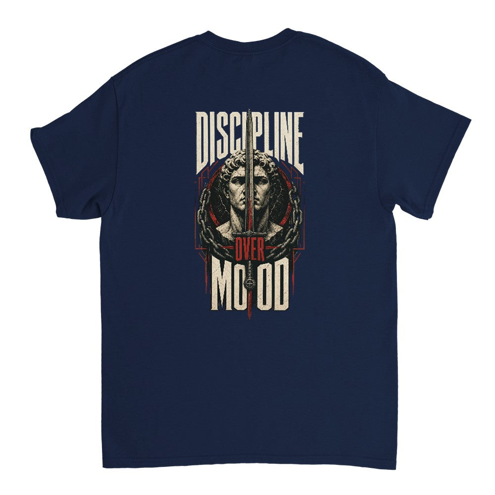 Discipline Over Mood Tee – Heavyweight Edition T-Shirt product image 4 – Defiant Ones Clothing
