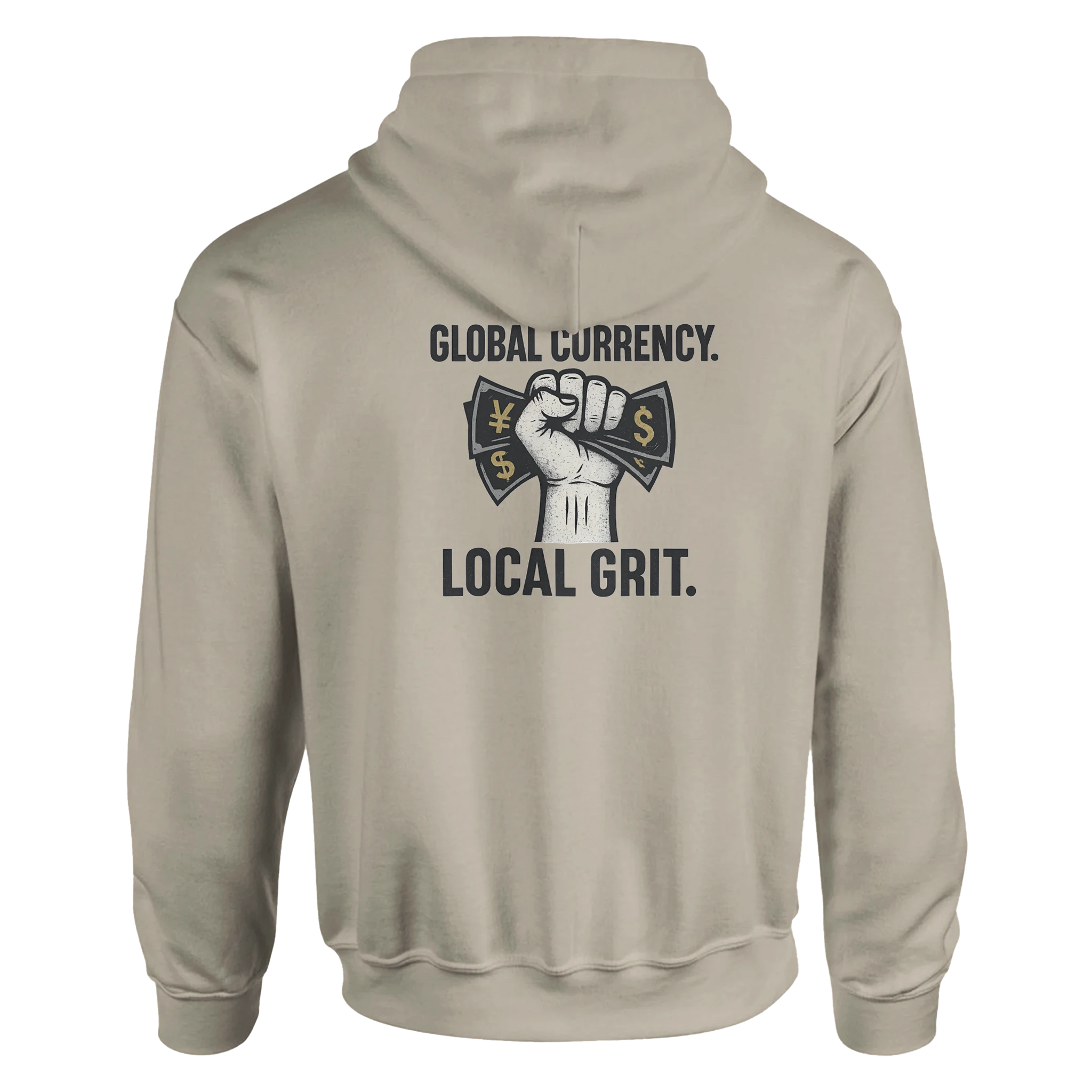 Local Grit Hoodie – Heavyweight Streetwear Built to Last - Defiant Ones Clothing Print Material