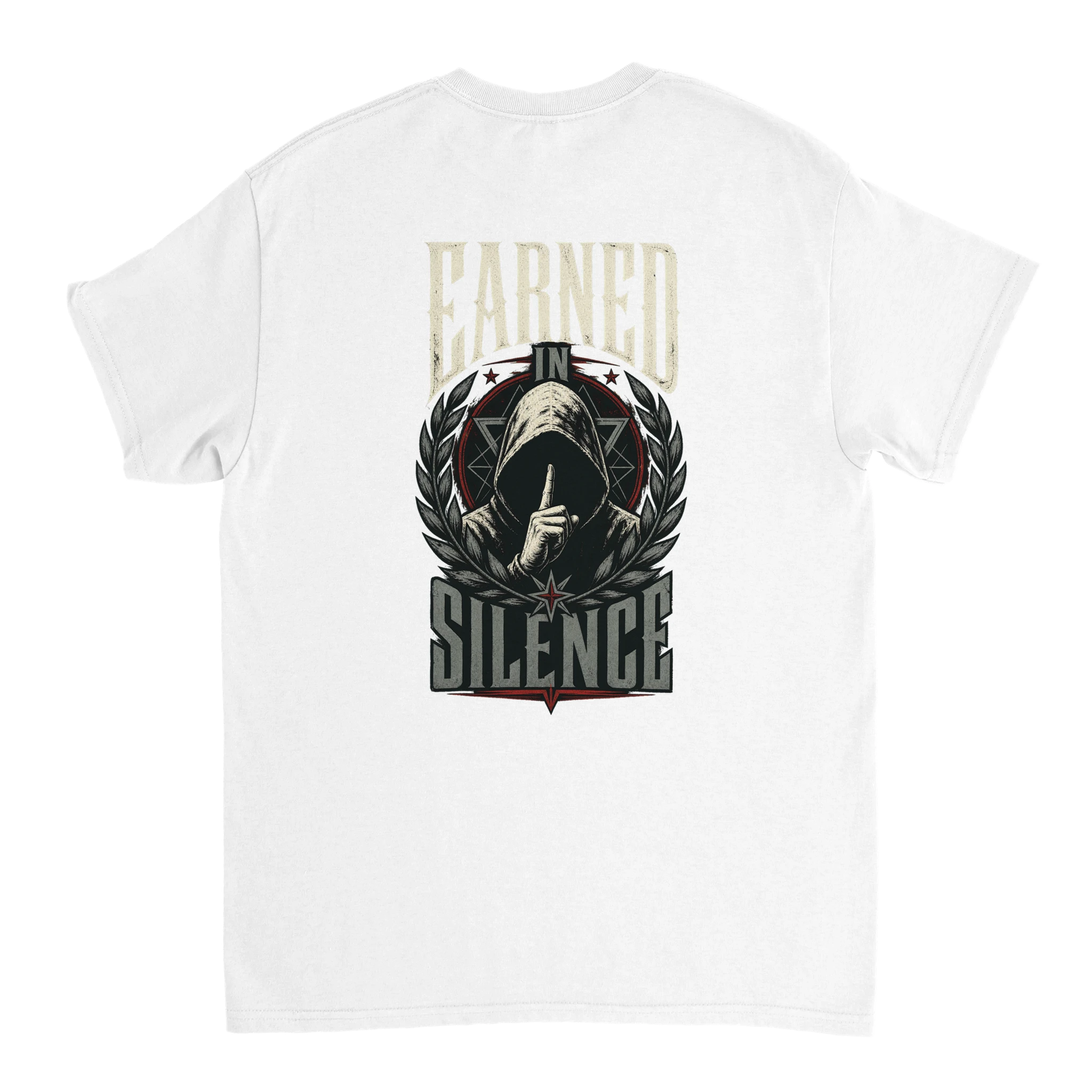Earned in Silence Tee – Heavyweight Edition T-Shirt product image 6 – Defiant Ones Clothing
