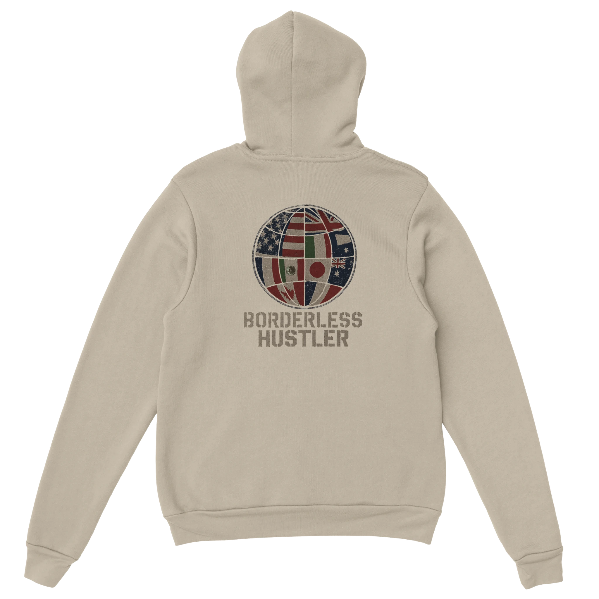 Borderless Hustler Hoodie – No Limits. No Excuses. Just Action. - Defiant Ones Clothing Print Material