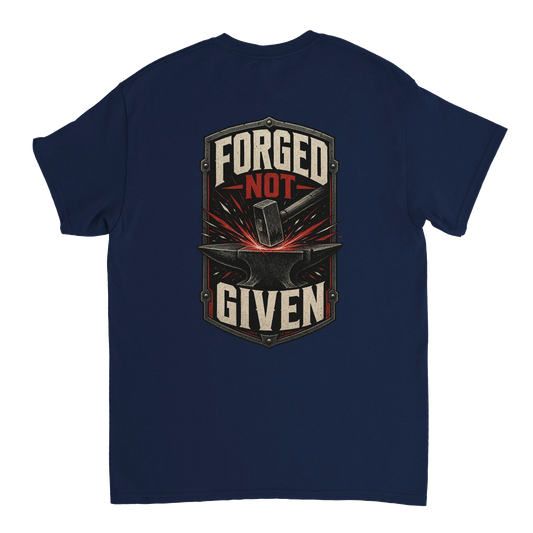 Forged Not Given Tee – Heavyweight Edition T-Shirt product image 2 – Defiant Ones Clothing