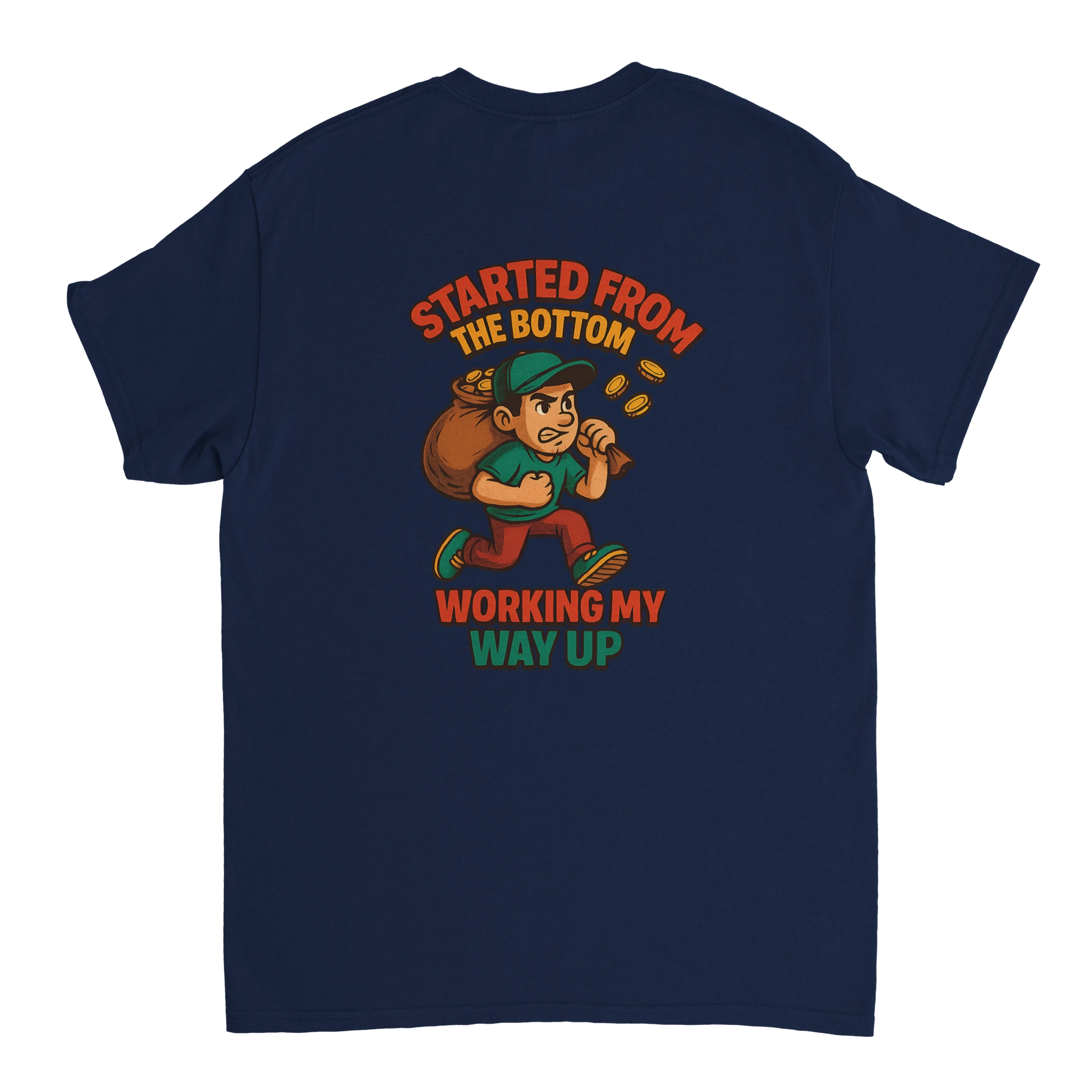 On My Way Up Tee – Climb with Confidence - Defiant Ones Clothing Print Material