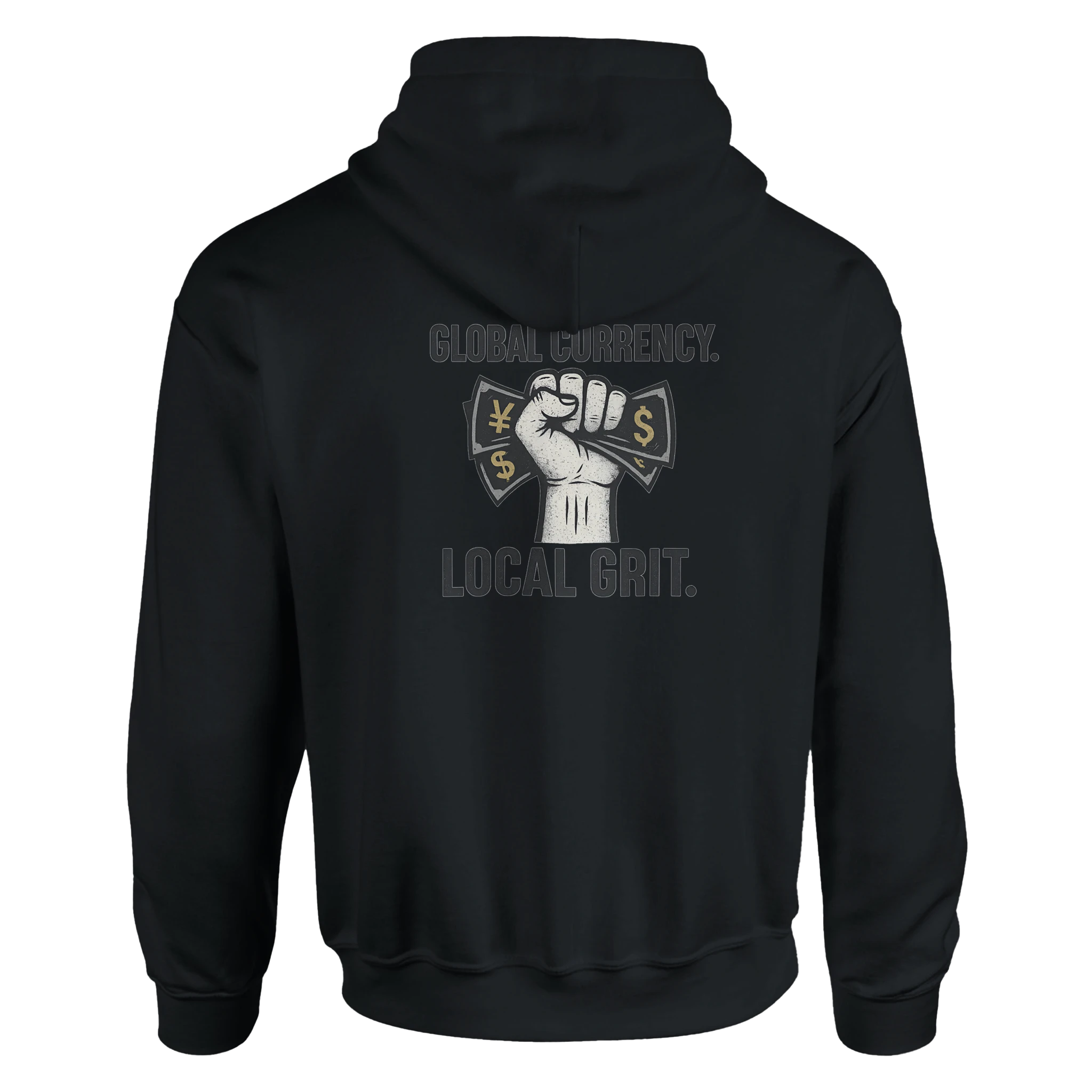 Local Grit Hoodie – Heavyweight Streetwear Built to Last - Defiant Ones Clothing Print Material