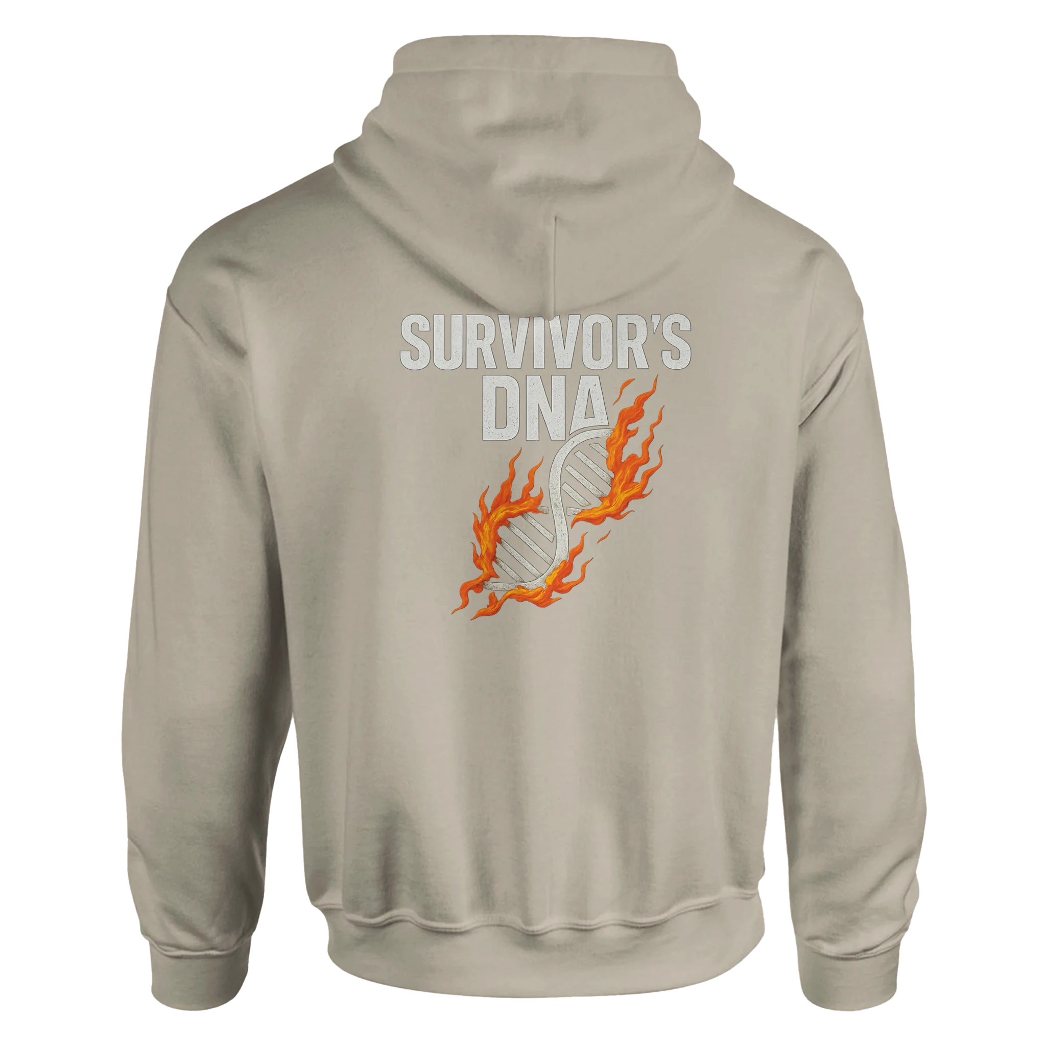 Survivor’s DNA Hoodie – Built to Endure. Made to Thrive. - Defiant Ones Clothing Print Material