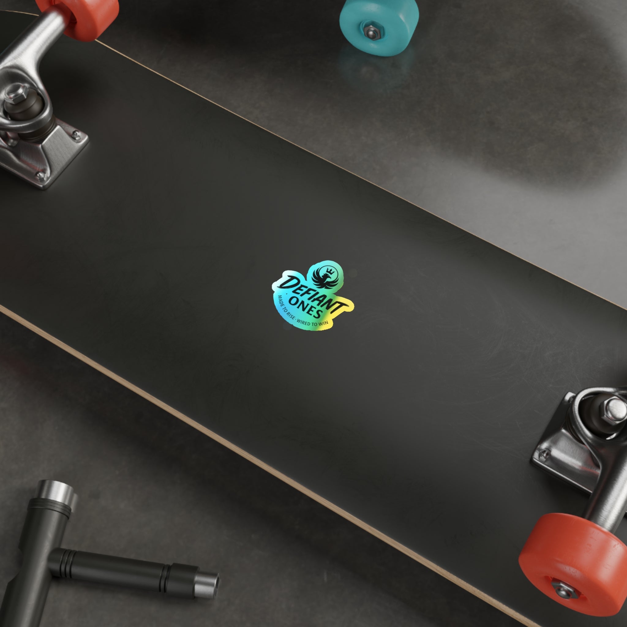 Holographic Sticker – Defiant Die-Cut Reflective Decal - Defiant Ones Clothing Paper products