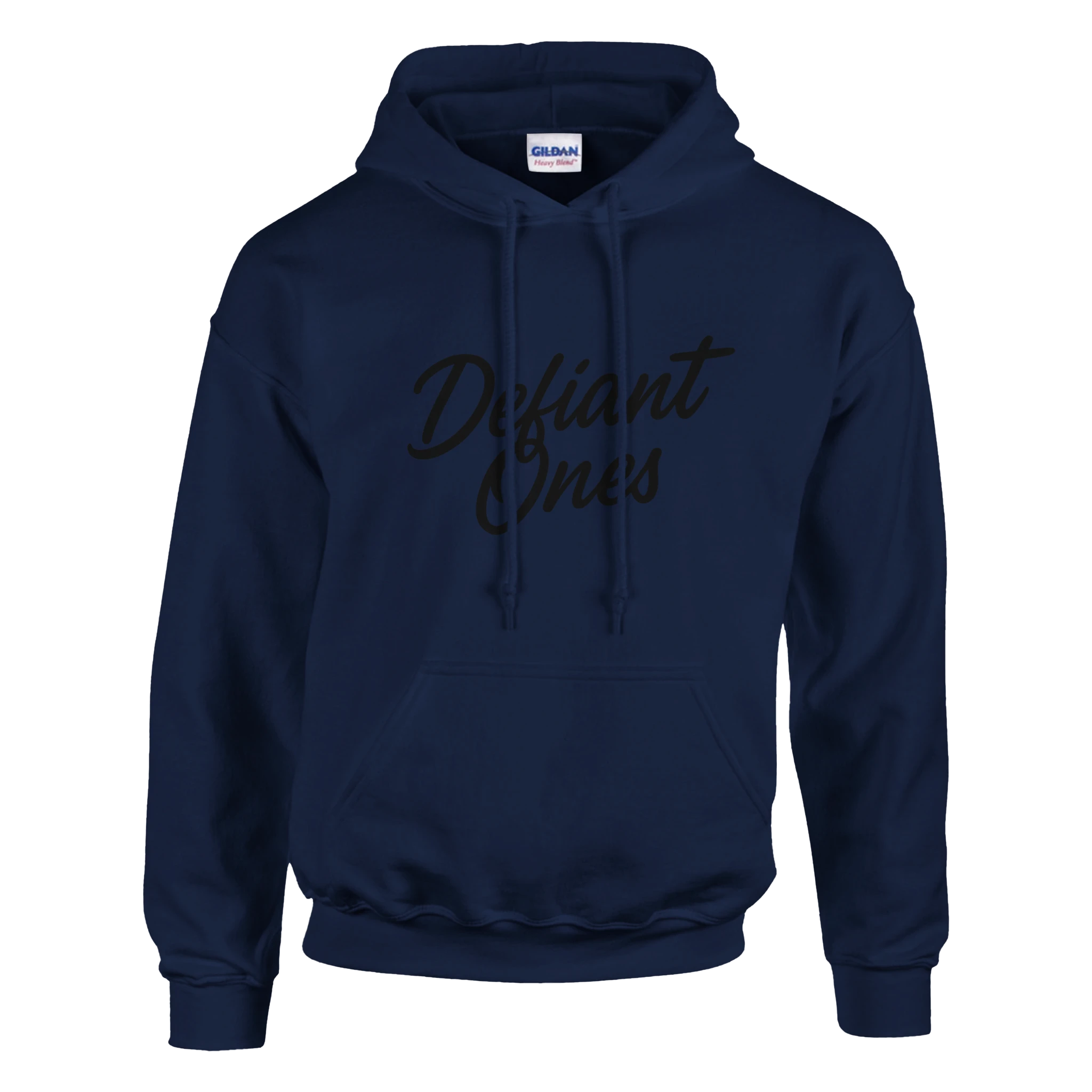 'DEFIANT ONES' Classic Hoodie|Streetwear Pullover for Hustlers - Defiant Ones Clothing Print Material