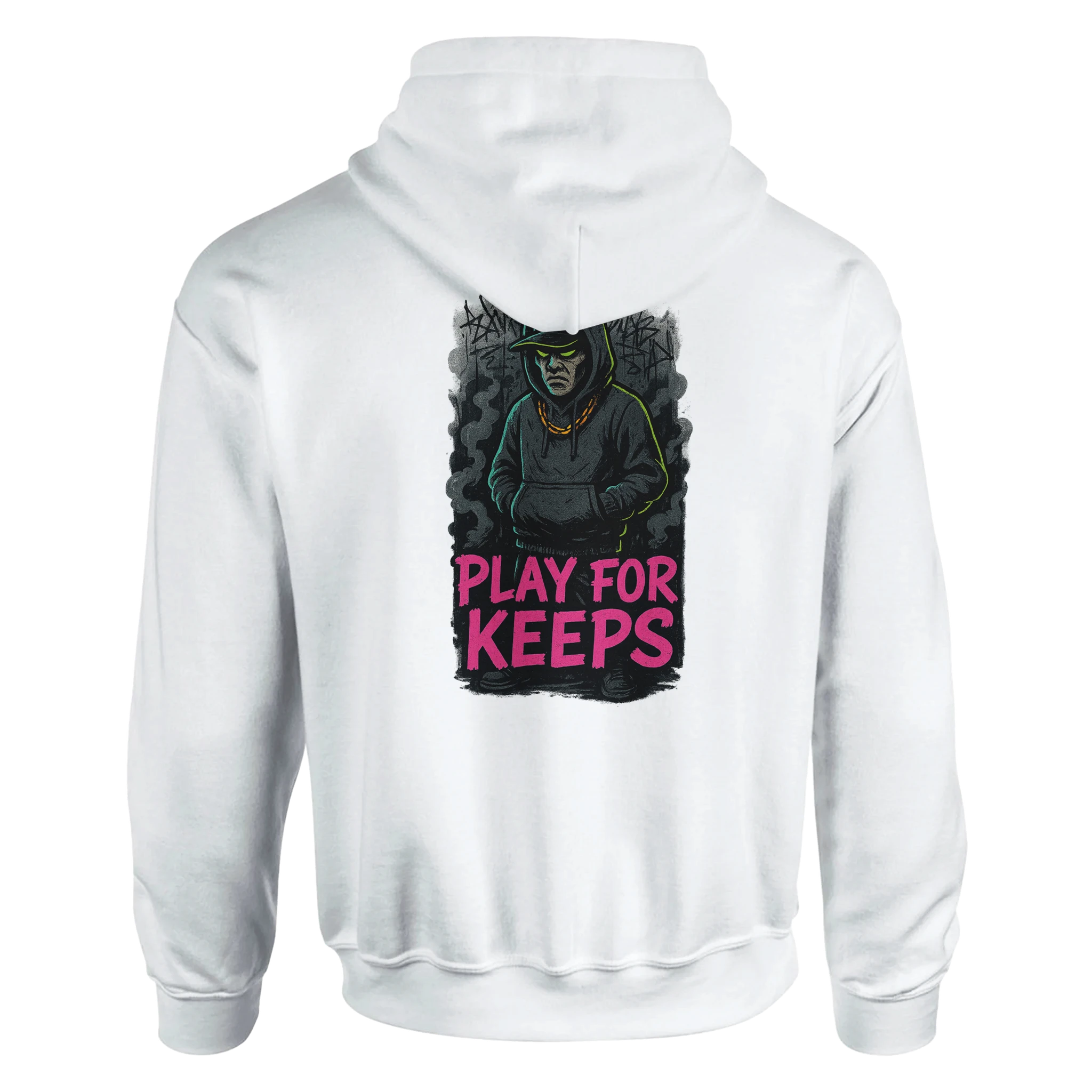 Play For Keeps Hoodie – No Excuses. Just Results. - Defiant Ones Clothing Print Material