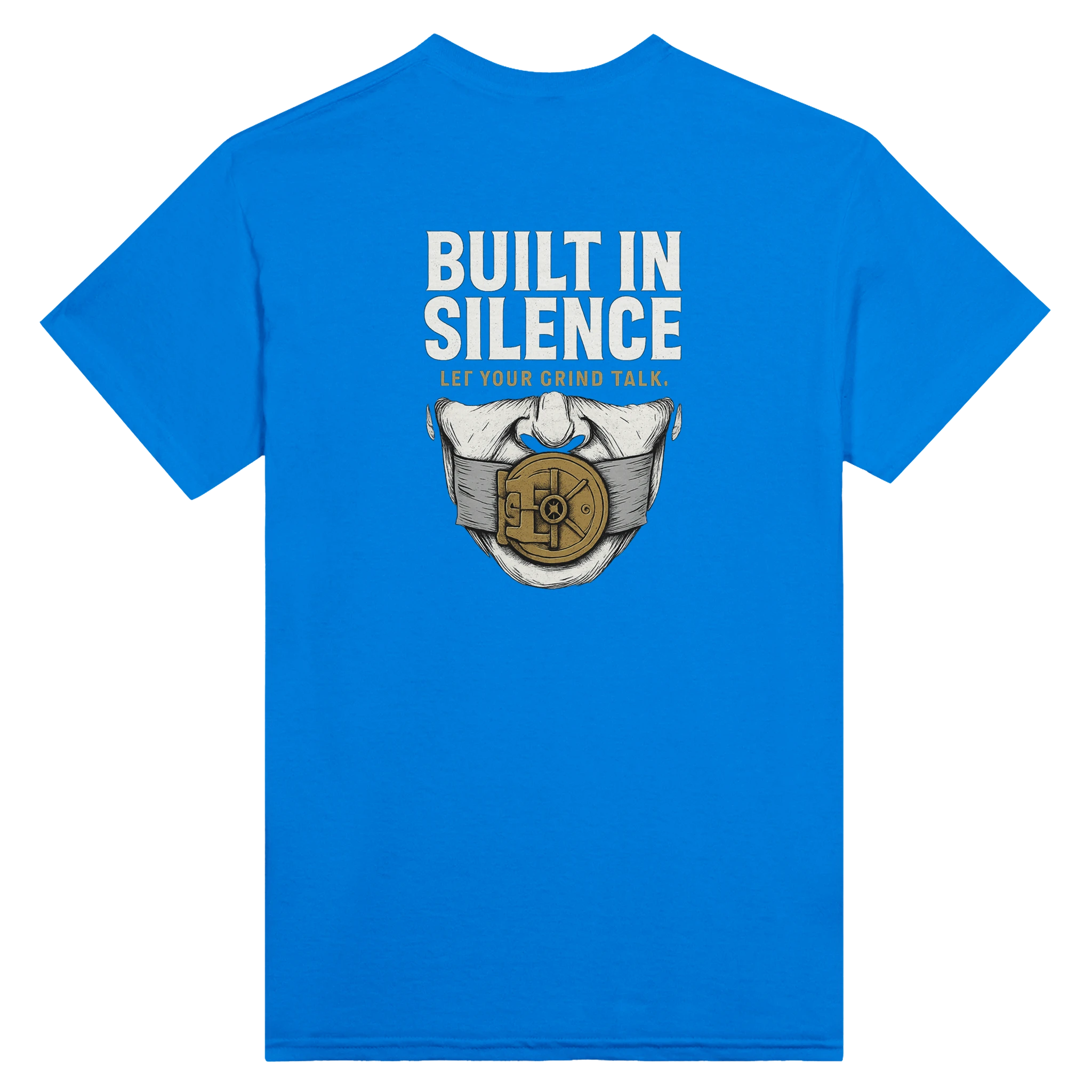 BUILT IN SILENCE | Defiant Ones Heavyweight Graphic Tee for Hustlers - Defiant Ones Clothing Print Material