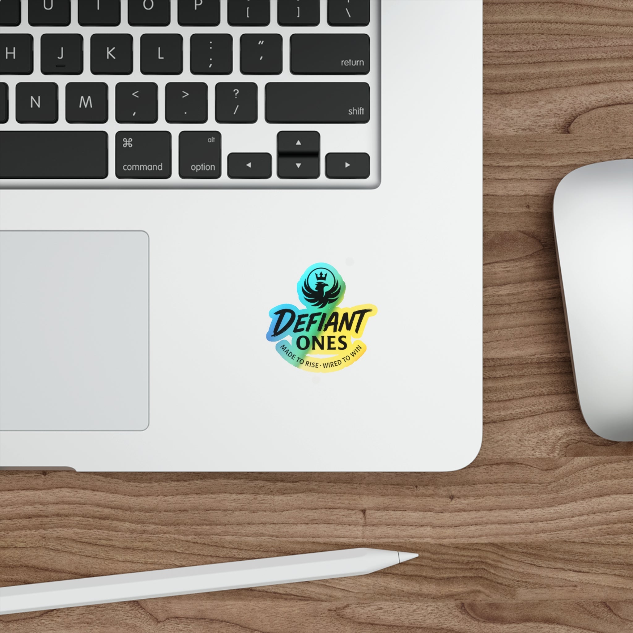 Holographic Sticker – Defiant Die-Cut Reflective Decal - Defiant Ones Clothing Paper products