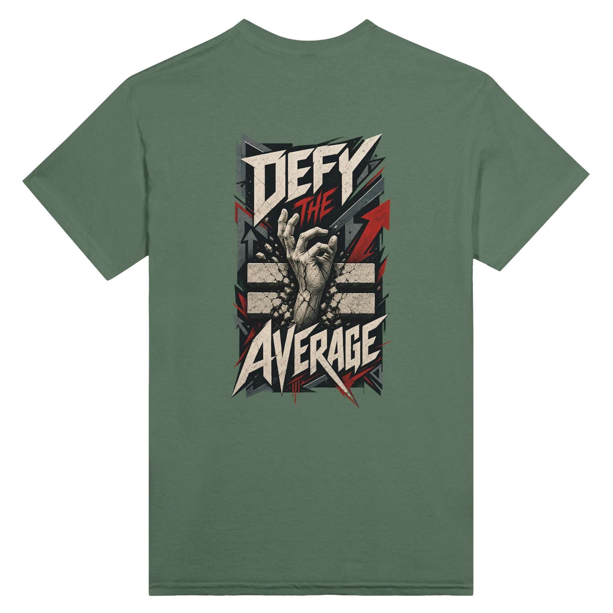 Defy the Average Tee – Heavyweight Edition T-Shirt product image 3 – Defiant Ones Clothing