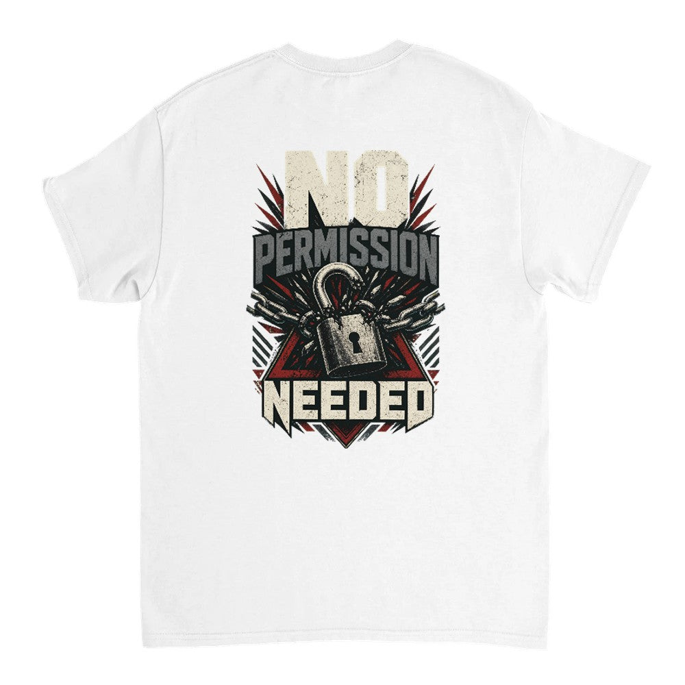 No Permission Needed Tee – Heavyweight Edition T-Shirt product image 8 – Defiant Ones Clothing