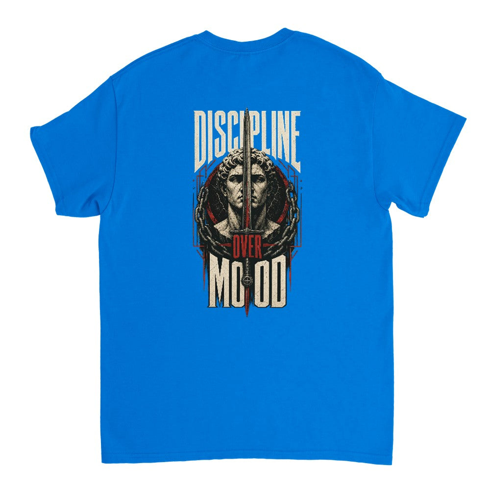 Discipline Over Mood Tee – Heavyweight Edition T-Shirt product image 2 – Defiant Ones Clothing