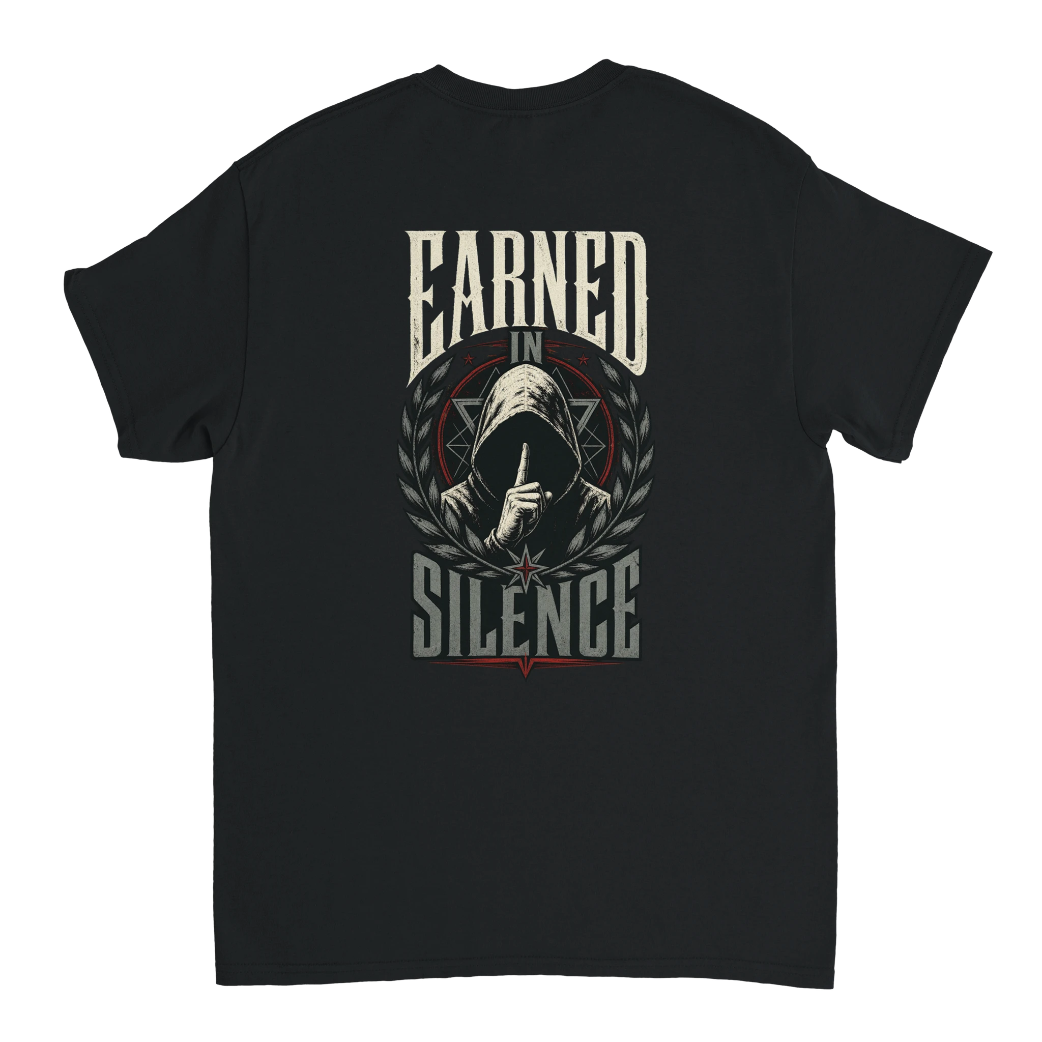 Earned in Silence Tee – Heavyweight Edition T-Shirt product image 1 – Defiant Ones Clothing
