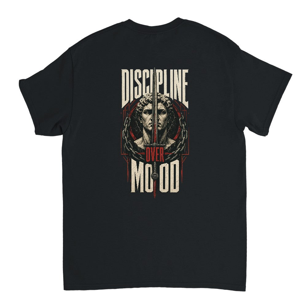 Discipline Over Mood Tee – Heavyweight Edition T-Shirt product image 7 – Defiant Ones Clothing