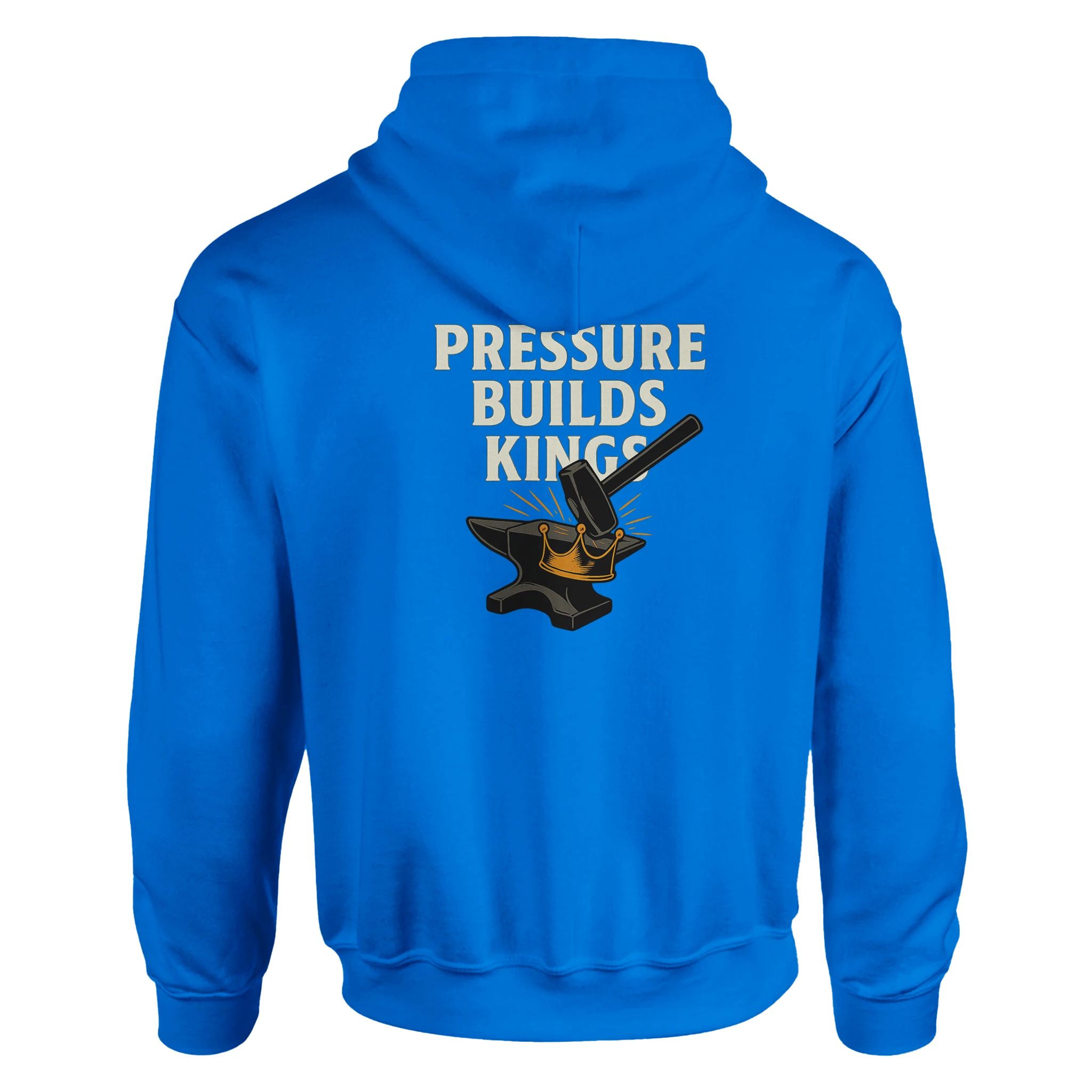 'PRESSURE BUILDS KINGS' | Defiant Ones Heavyweight Hustle Pullover - Defiant Ones Clothing Print Material