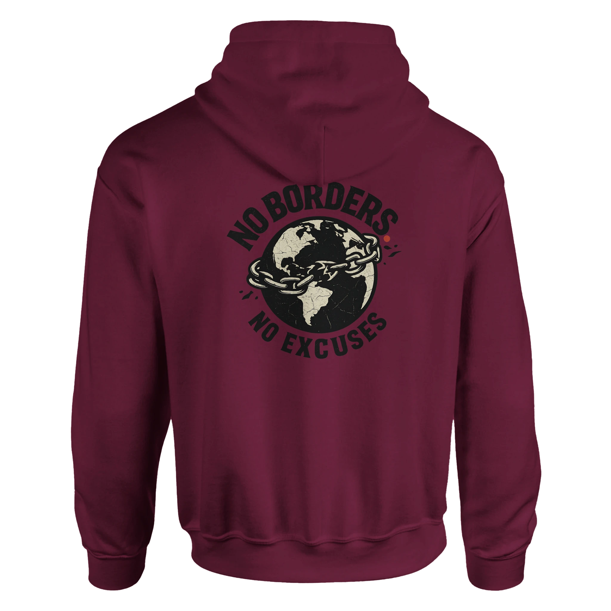 No Borders Hoodie – Built For The Limitless Mindset - Defiant Ones Clothing Print Material