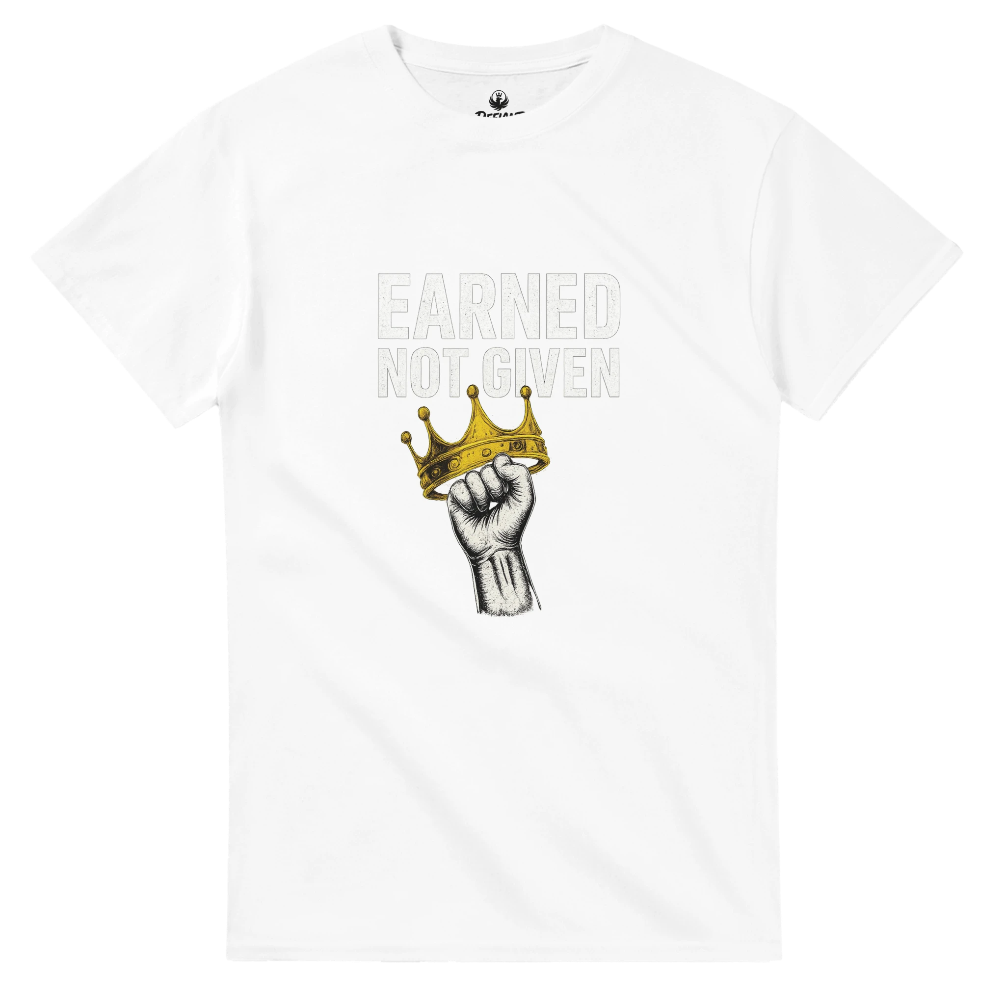 'EARNED NOT GIVEN' | Defiant Ones Streetwear Motivational T-shirt - Defiant Ones Clothing Print Material