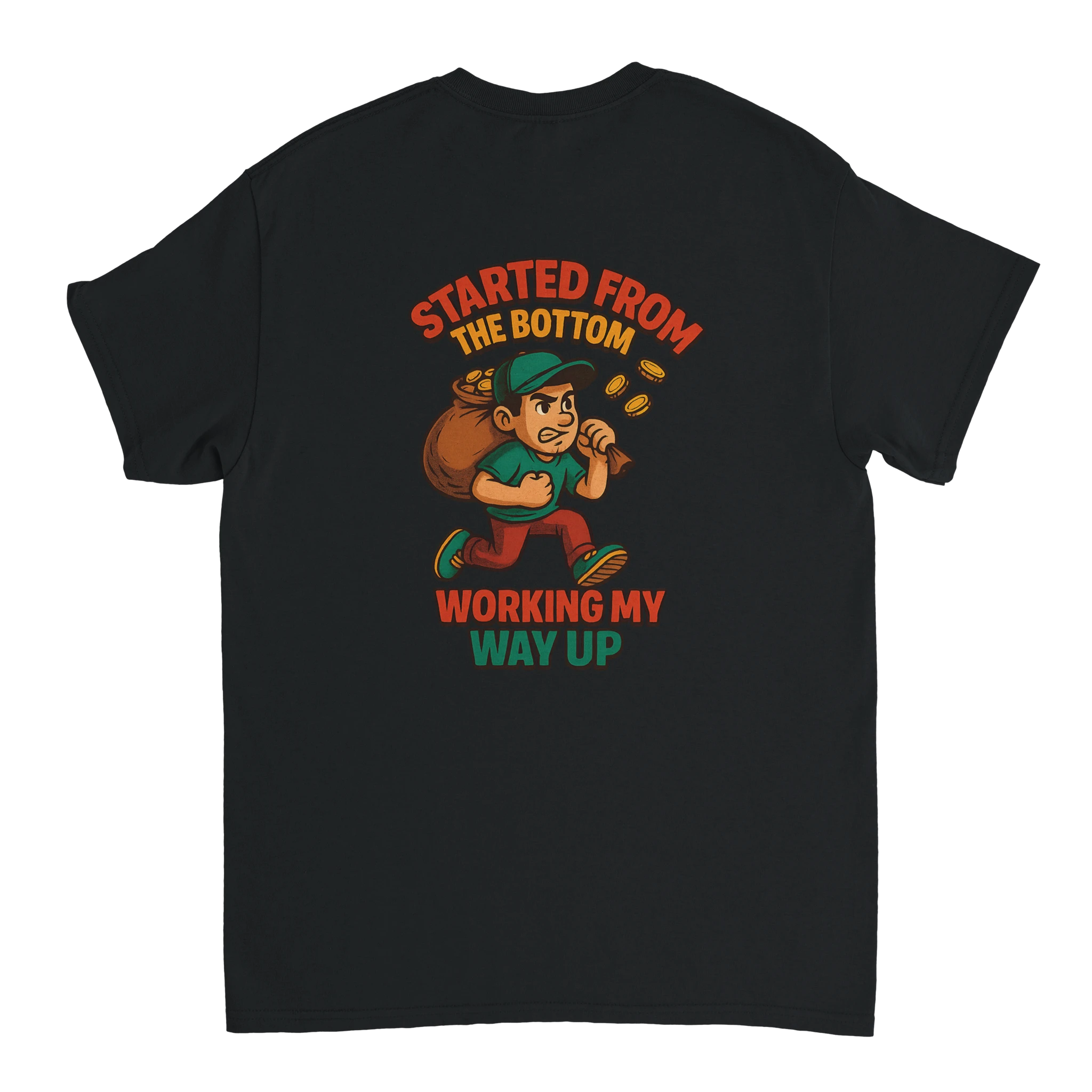 On My Way Up Tee – Climb with Confidence - Defiant Ones Clothing Print Material