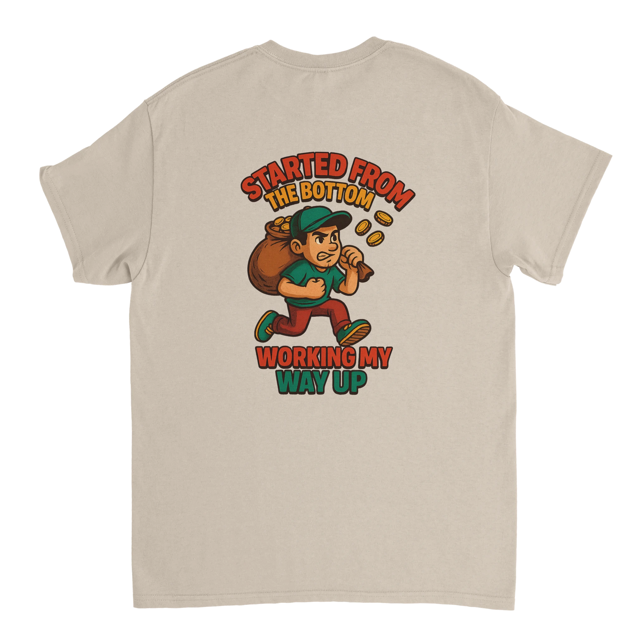 On My Way Up Tee – Climb with Confidence - Defiant Ones Clothing Print Material