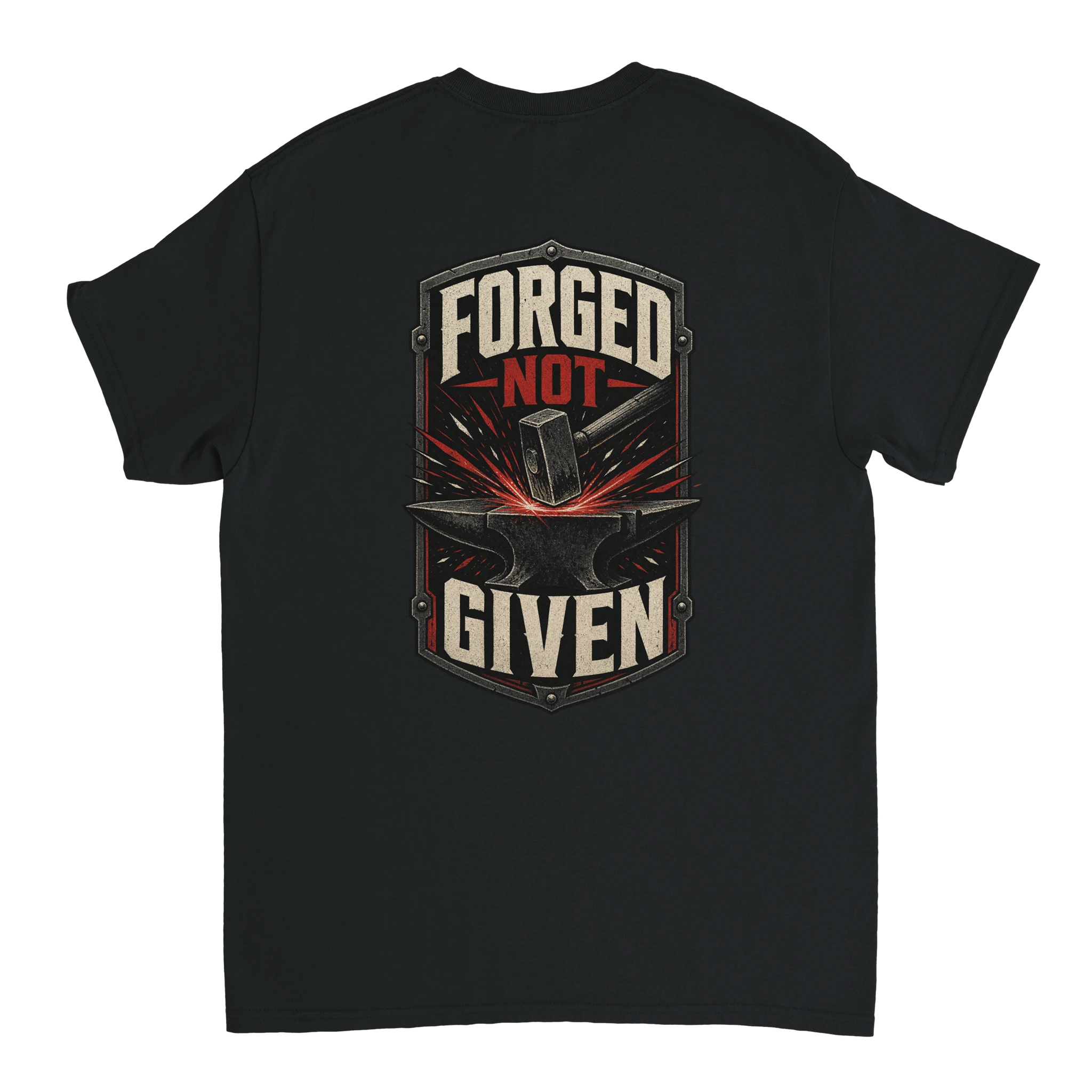 Forged Not Given Tee – Heavyweight Edition T-Shirt product image 3 – Defiant Ones Clothing