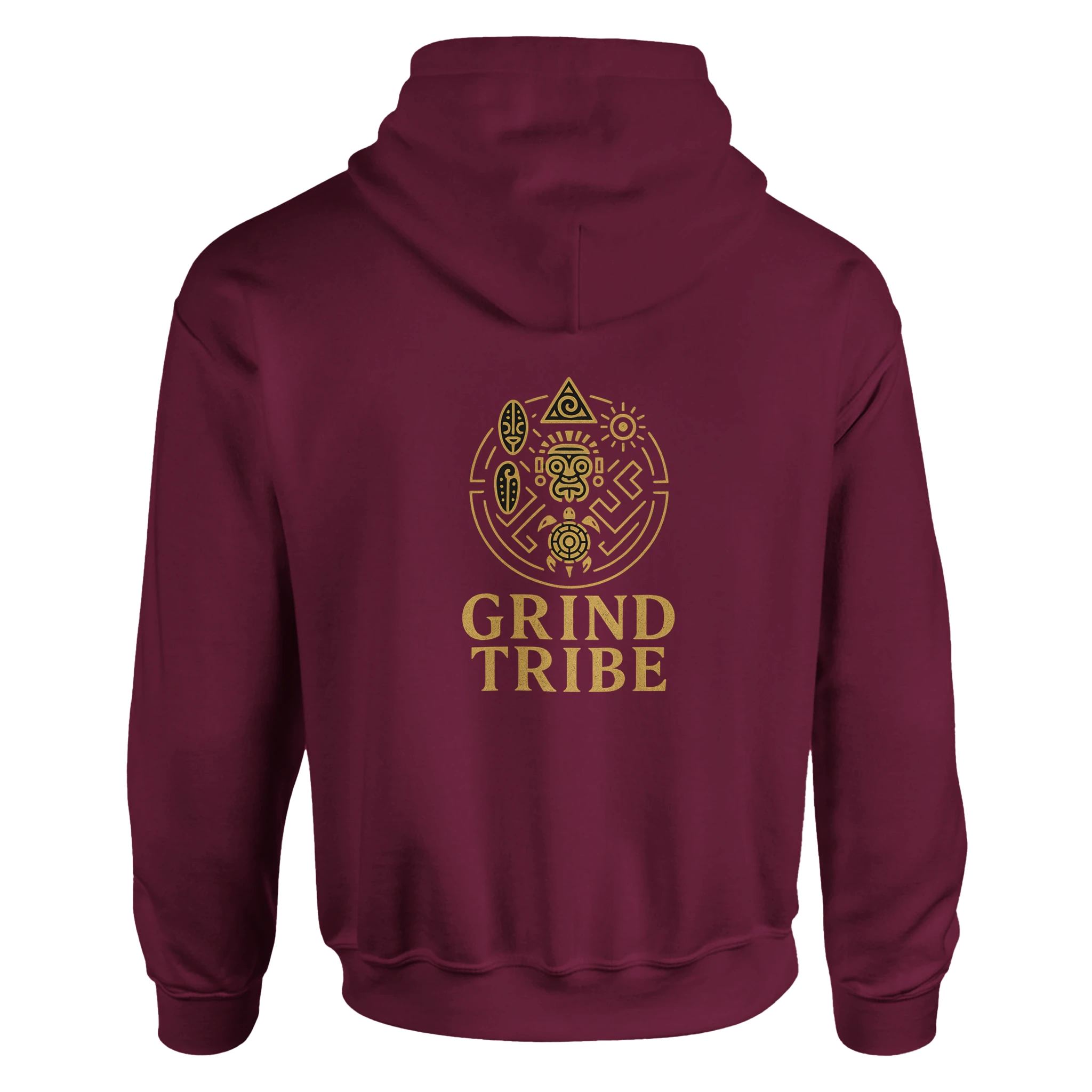 Grind Tribe Hoodie – Hustle Hard. Earn More. - Defiant Ones Clothing Print Material