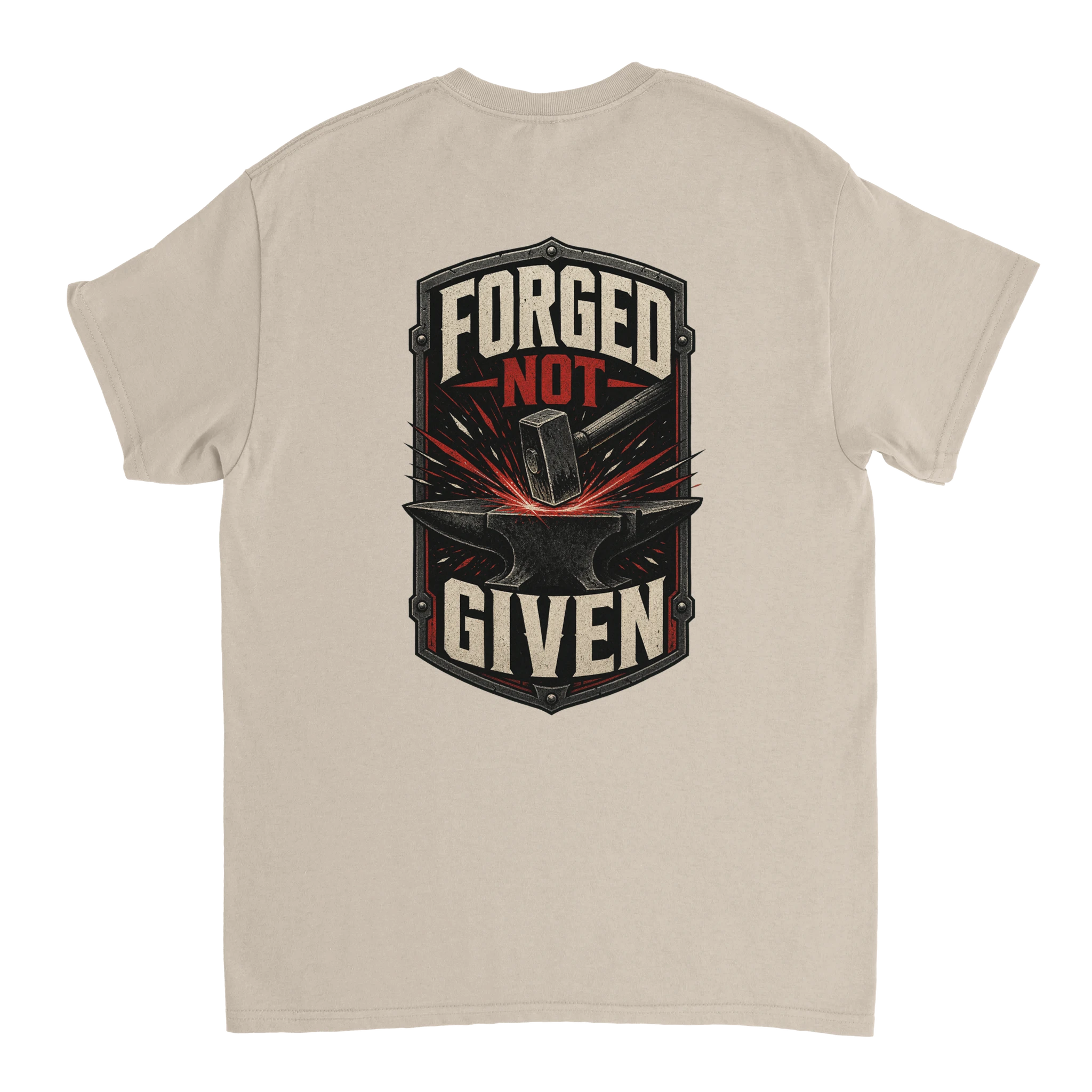 Forged Not Given Tee – Heavyweight Edition T-Shirt product image 4 – Defiant Ones Clothing