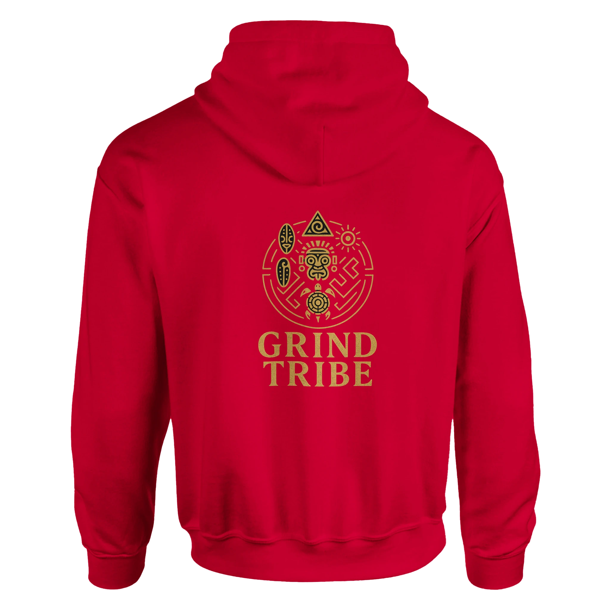 Grind Tribe Hoodie – Hustle Hard. Earn More. - Defiant Ones Clothing Print Material