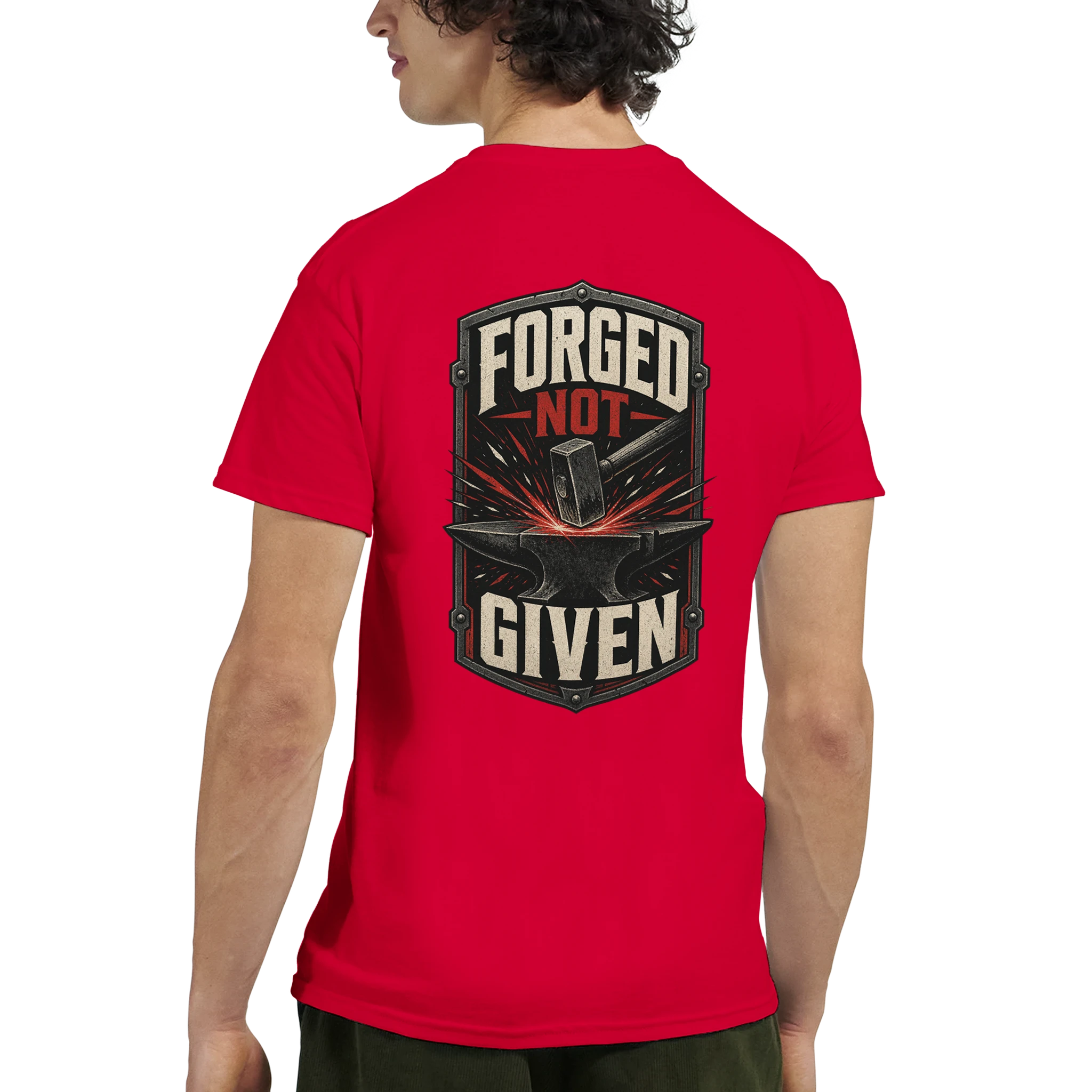 Forged Not Given Tee – Heavyweight Edition T-Shirt product image 9 – Defiant Ones Clothing
