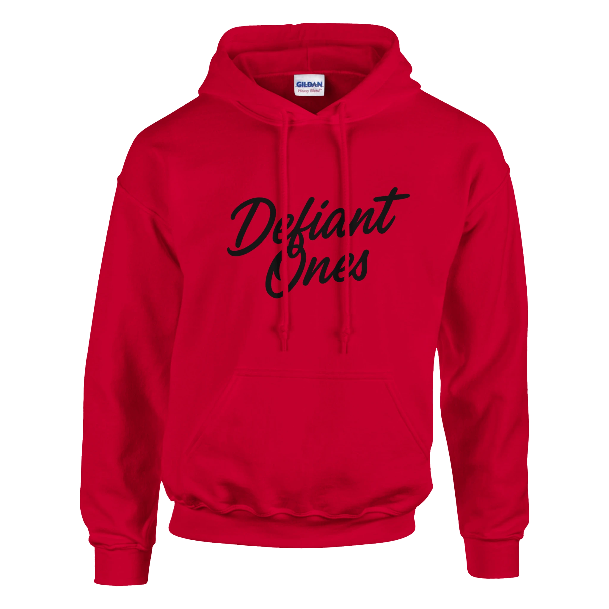 'DEFIANT ONES' Classic Hoodie|Streetwear Pullover for Hustlers - Defiant Ones Clothing Print Material