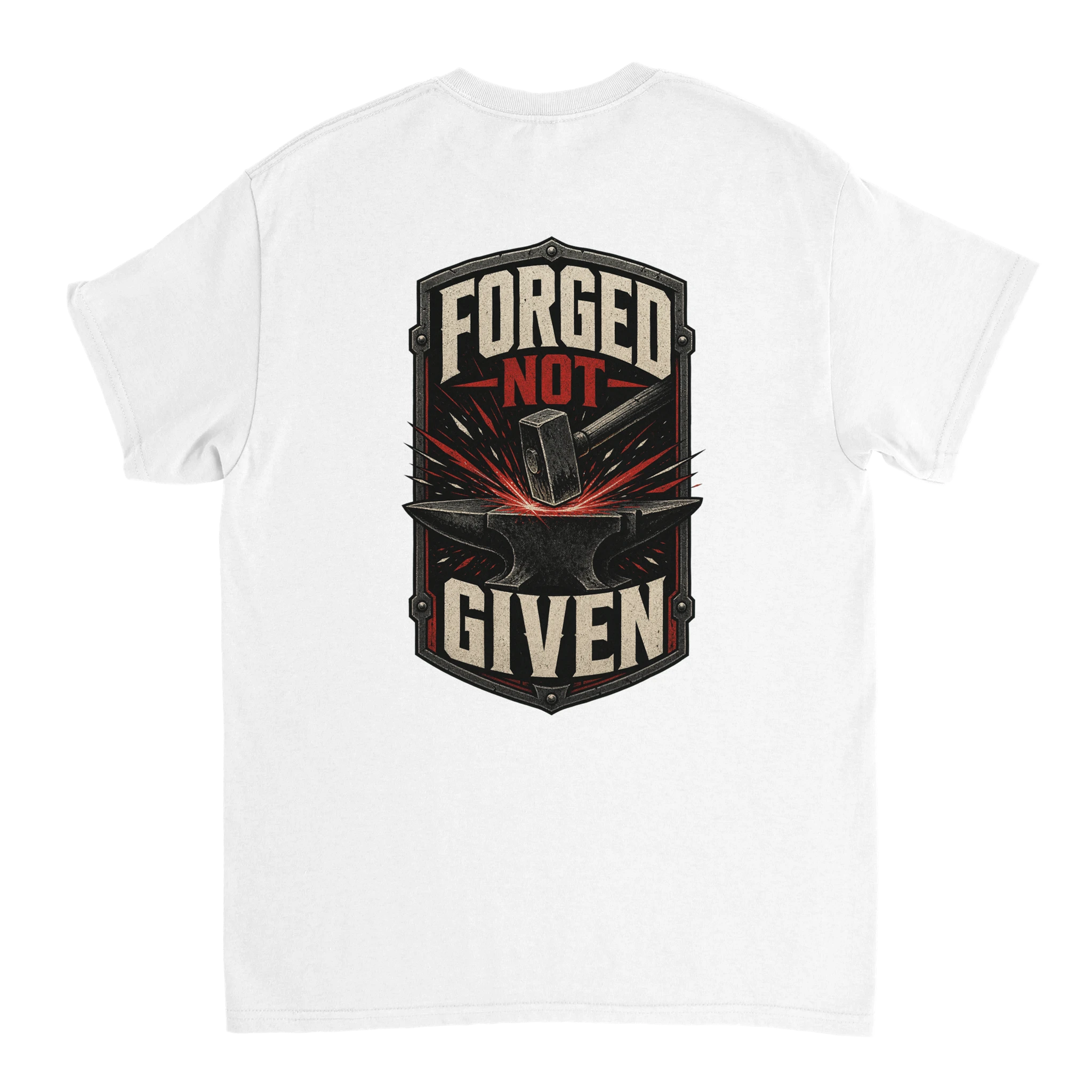 Forged Not Given Tee – Heavyweight Edition T-Shirt product image 6 – Defiant Ones Clothing