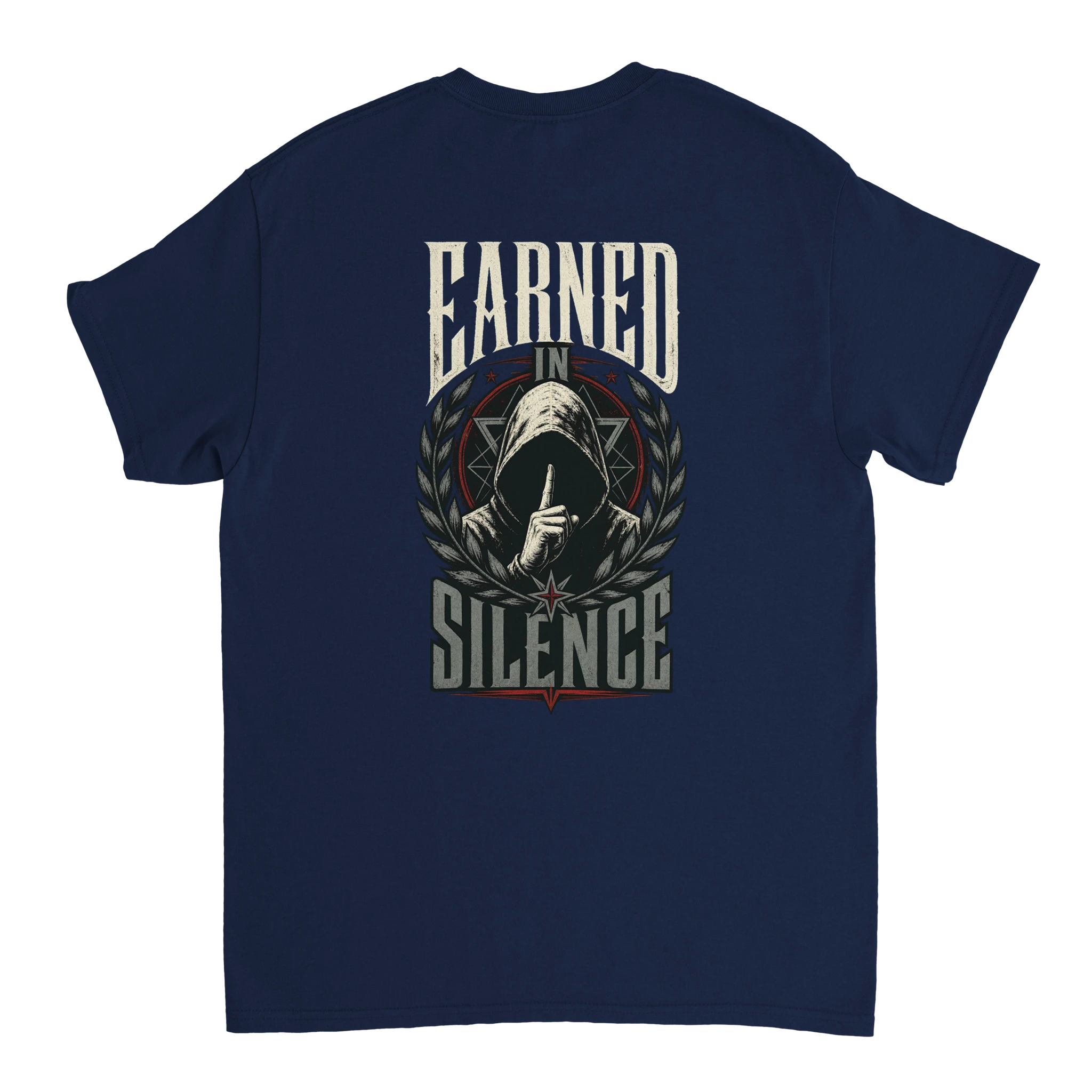 Earned in Silence Tee – Heavyweight Edition T-Shirt product image 7 – Defiant Ones Clothing
