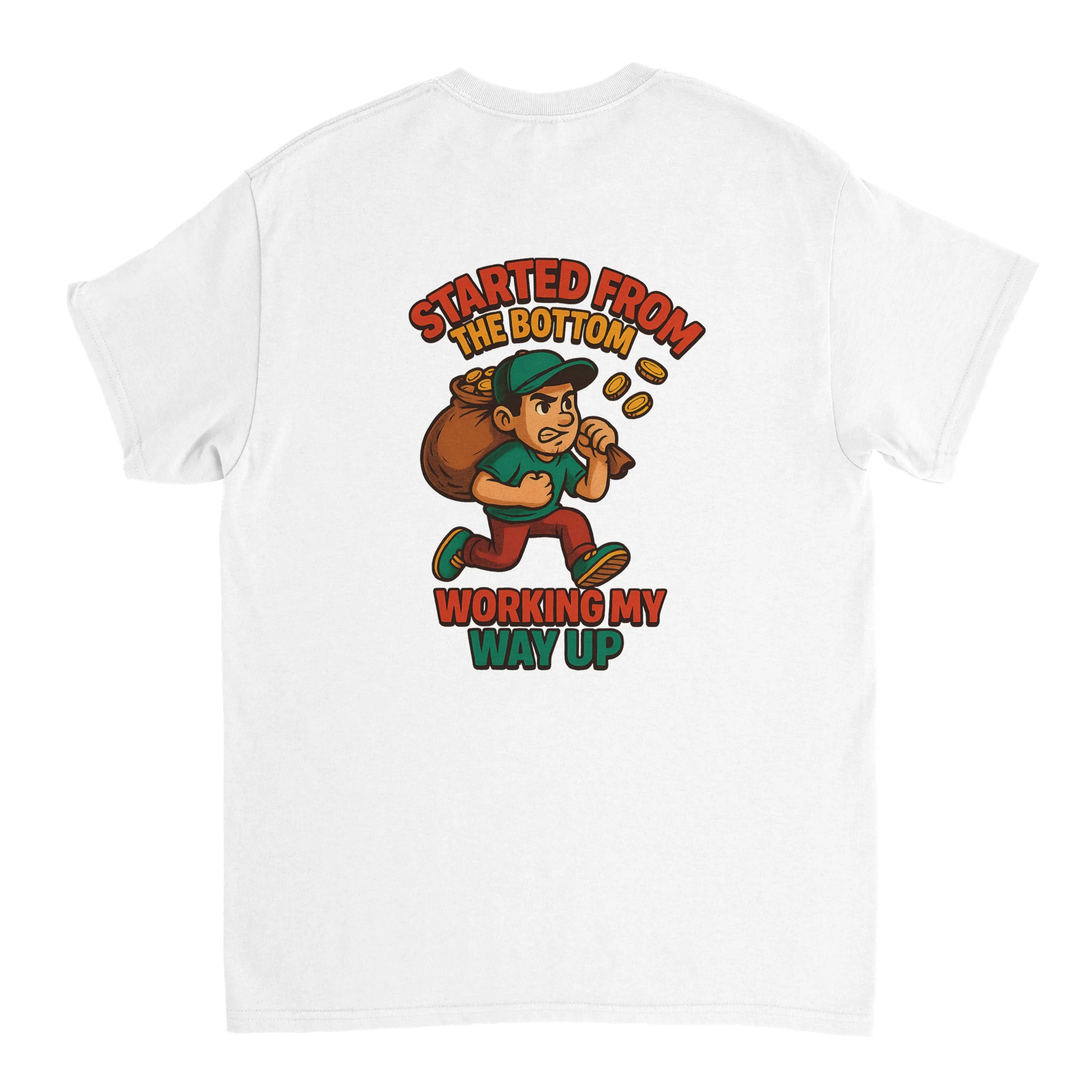On My Way Up Tee – Climb with Confidence - Defiant Ones Clothing Print Material