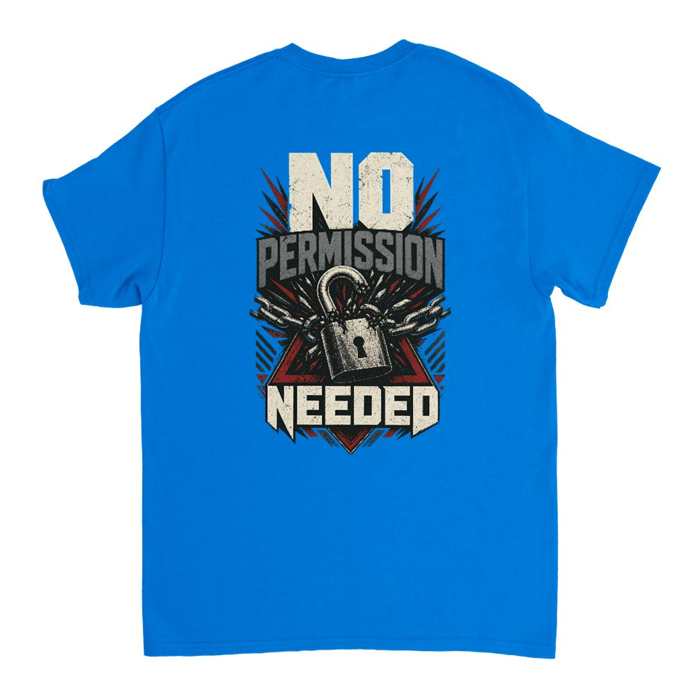 No Permission Needed Tee – Heavyweight Edition T-Shirt product image 7 – Defiant Ones Clothing