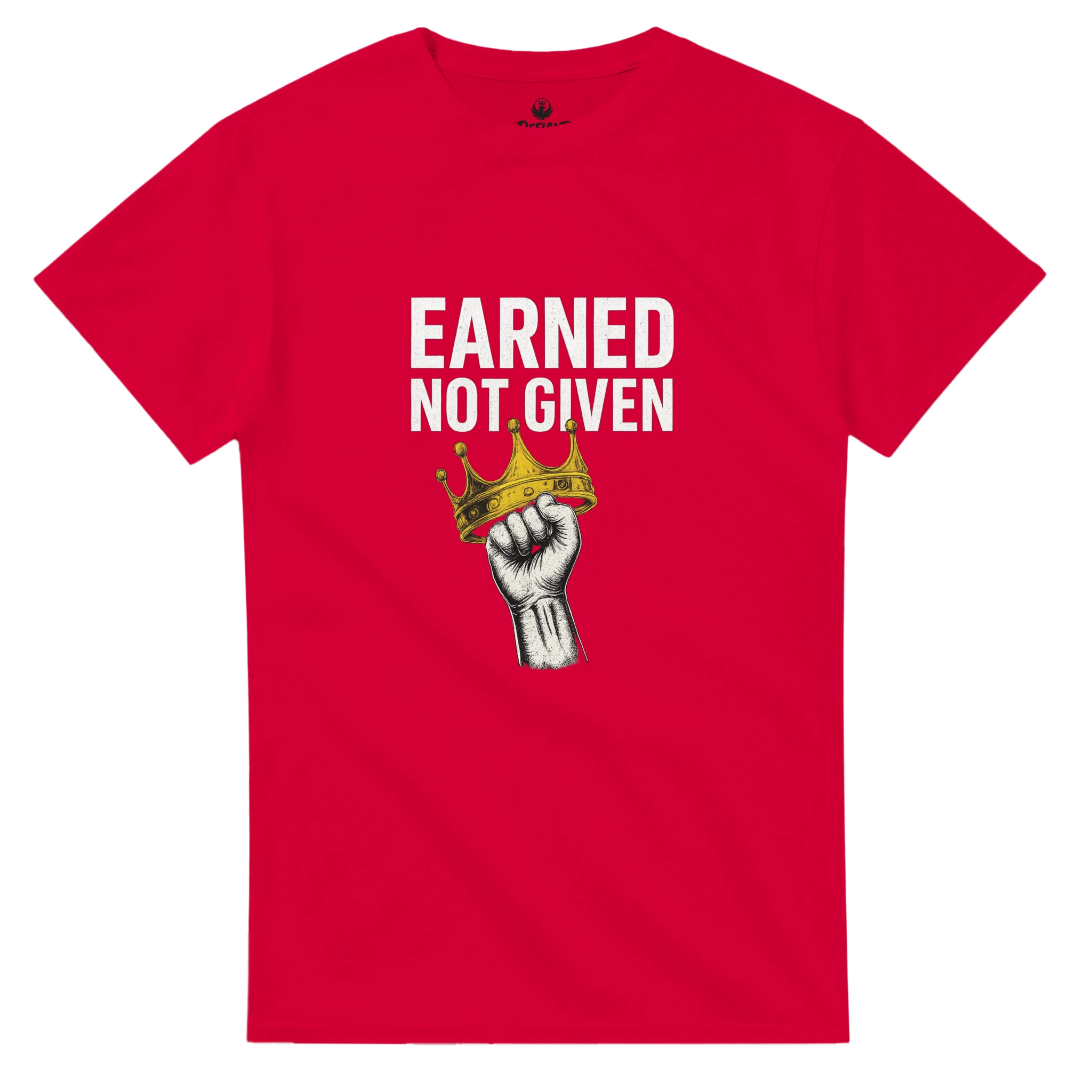 'EARNED NOT GIVEN' | Defiant Ones Streetwear Motivational T-shirt - Defiant Ones Clothing Print Material