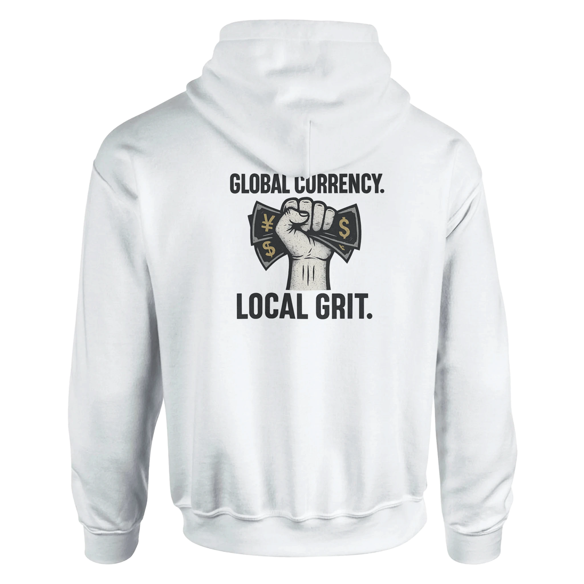 Local Grit Hoodie – Heavyweight Streetwear Built to Last - Defiant Ones Clothing Print Material