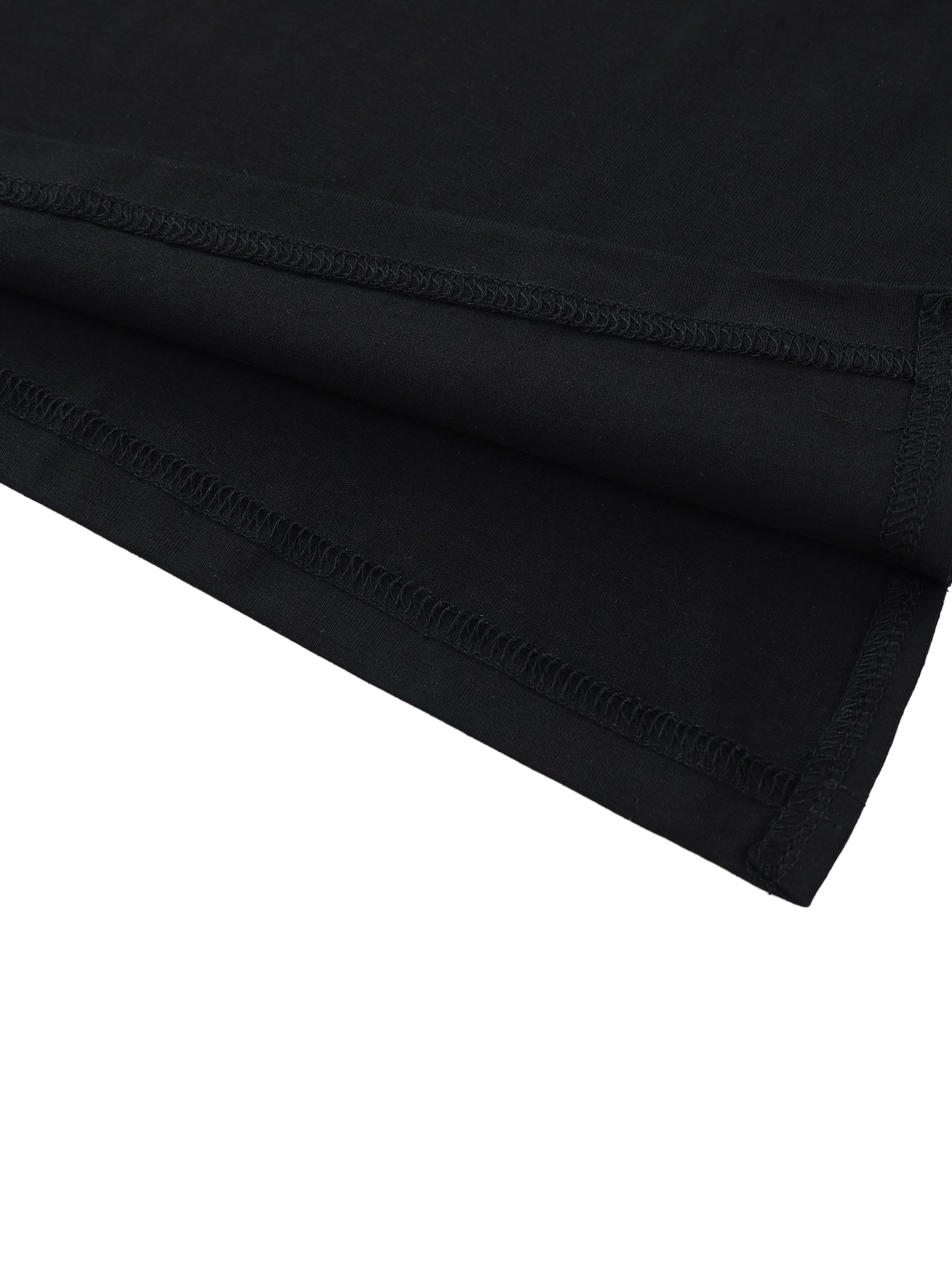 Close-up of a black fabric with a white background