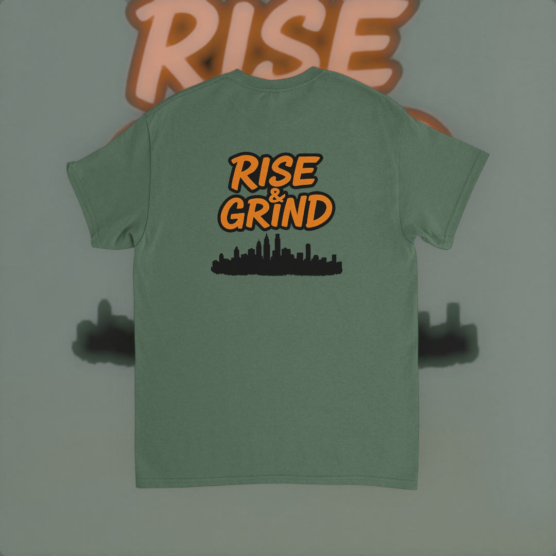 Rise and Grind Tee – Hustle Edition T-Shirt product image 1 – Defiant Ones Clothing